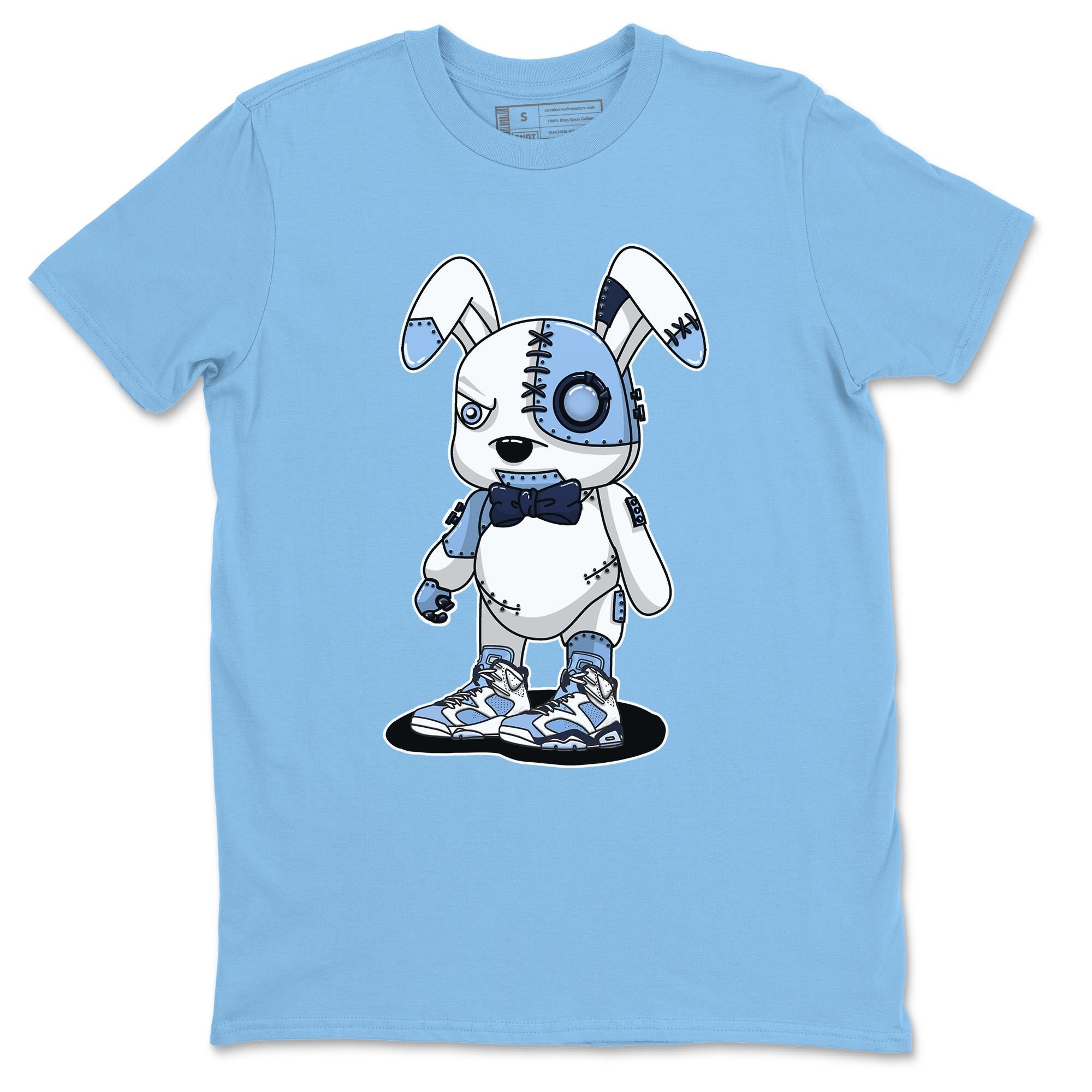 Cyborg Bunny Unisex Tops - Air Jordan 6 UNC