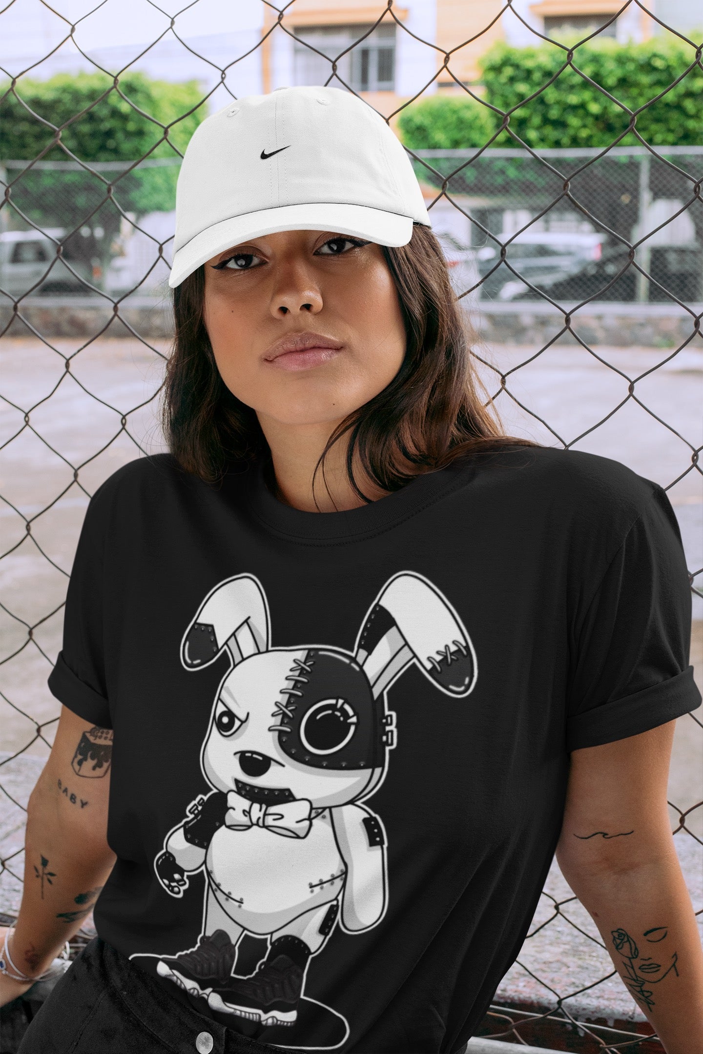 Cyborg Bunny Unisex Tops - Air Jordan 11 72-10