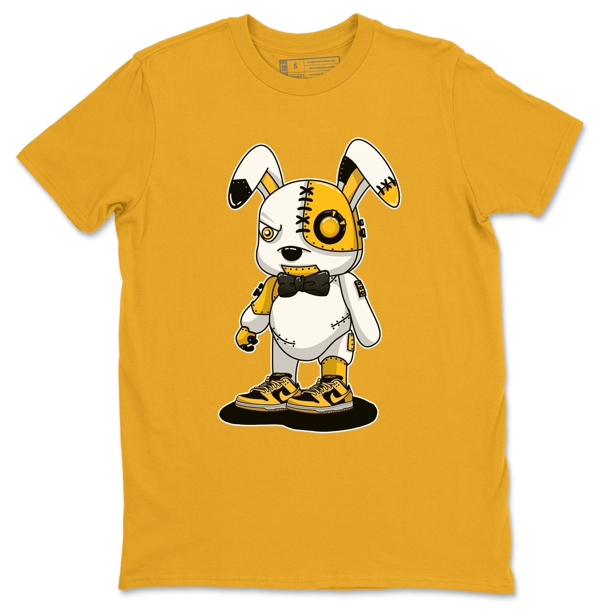 Cyborg Bunny Unisex Tops - Dunk Championship Goldenrod