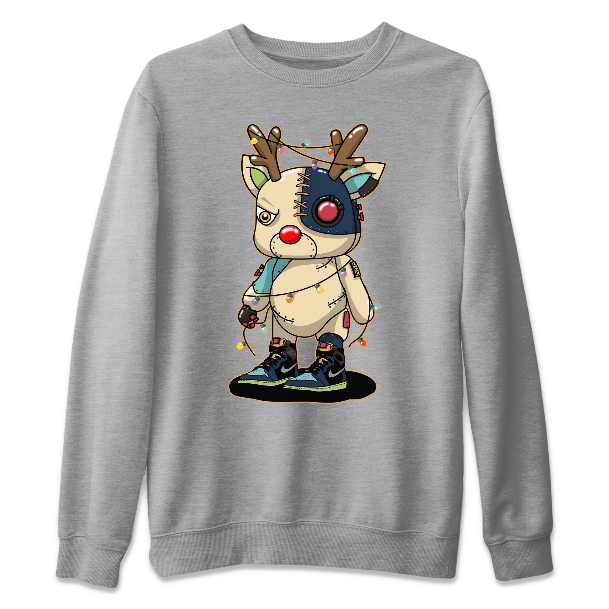 Cyborg Reindeer Unisex Tops - Air Jordan 1 Bio Hack