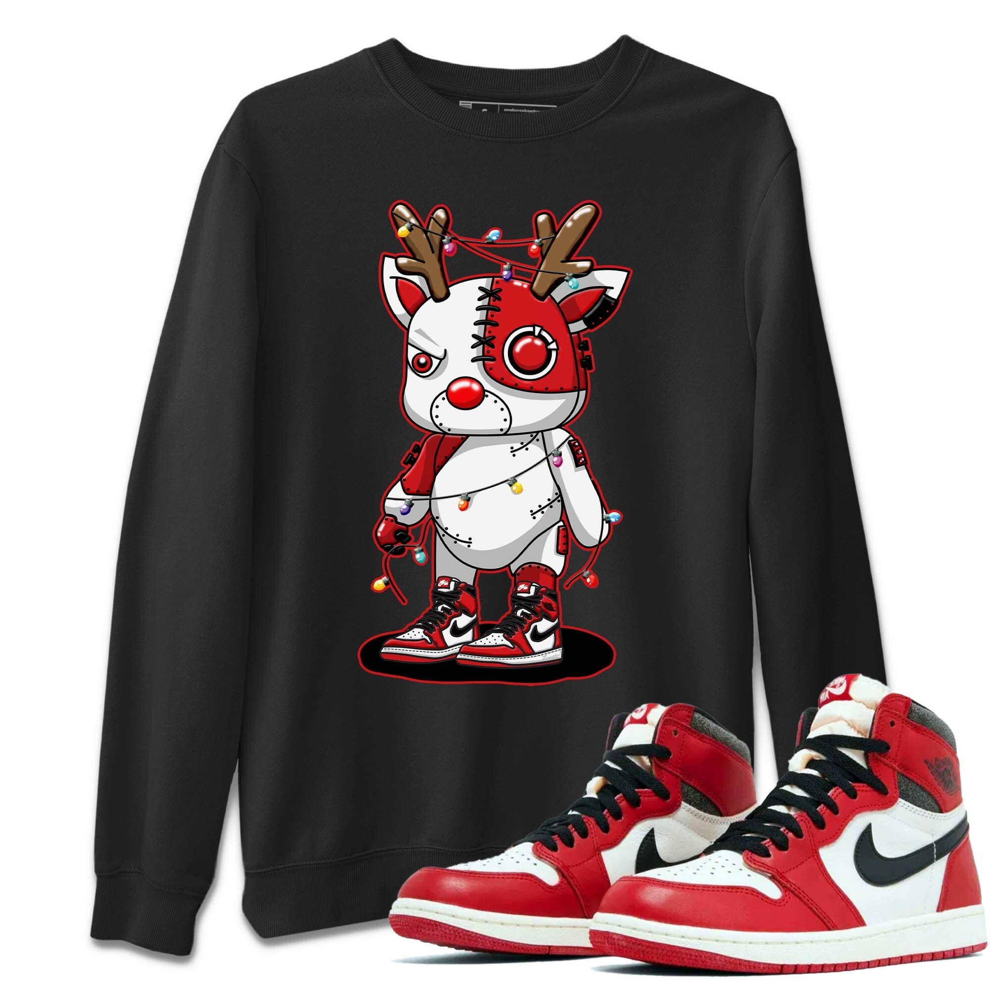 Cyborg Reindeer Unisex Tops - Air Jordan 1 Lost & Found