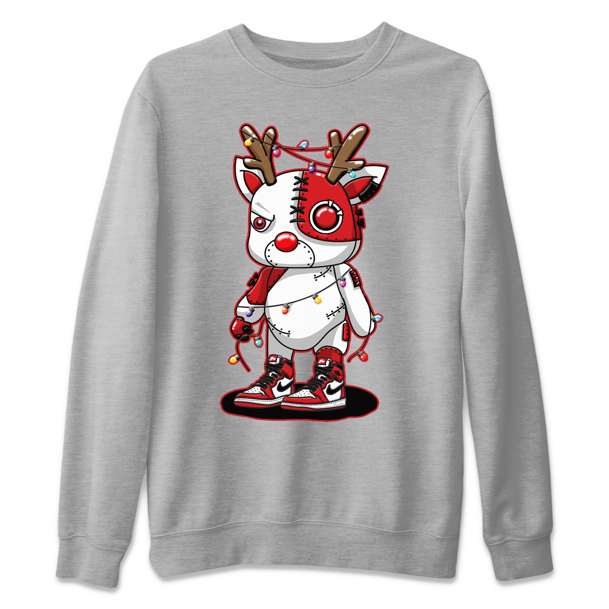 Cyborg Reindeer Unisex Tops - Air Jordan 1 Lost & Found