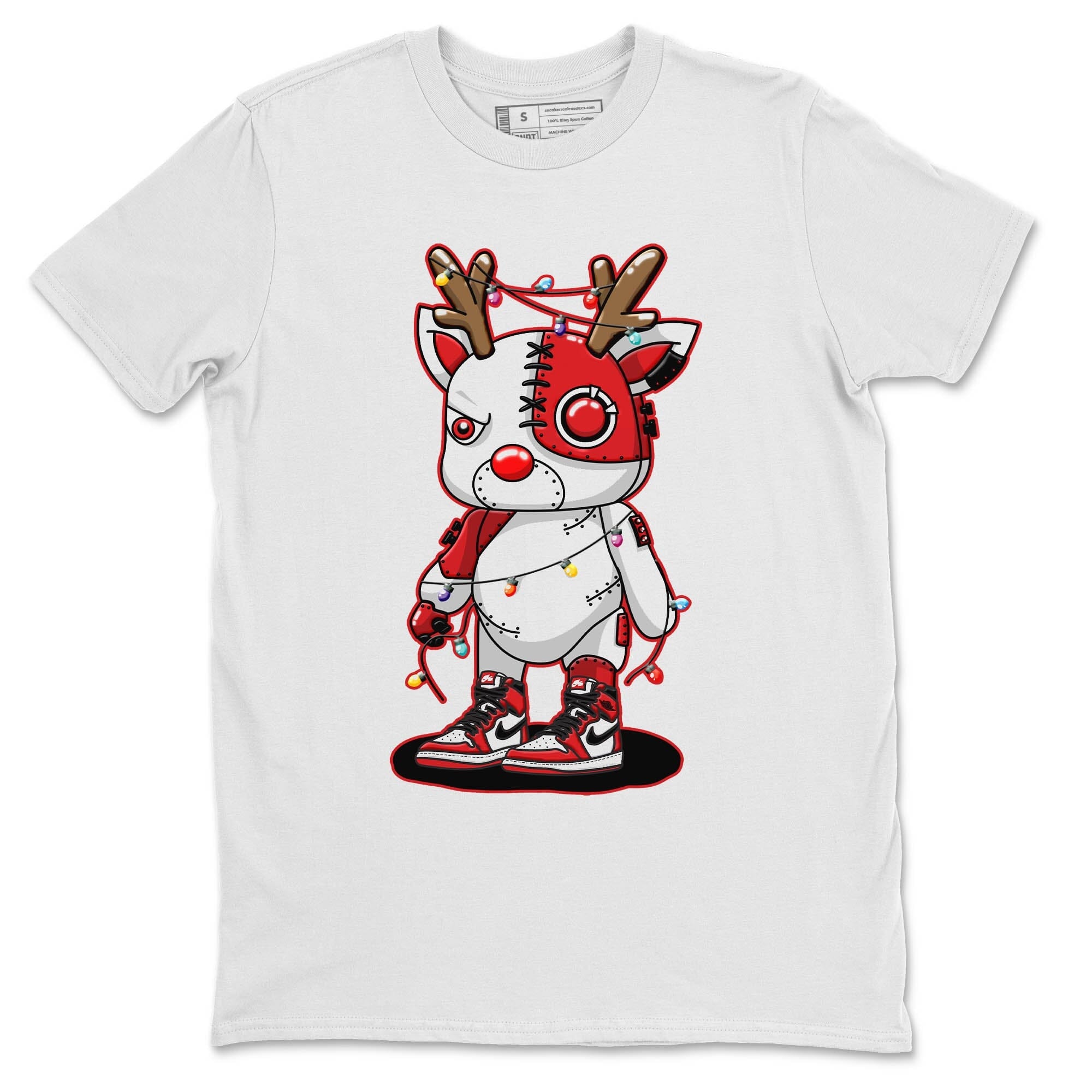 Cyborg Reindeer Unisex Tops - Air Jordan 1 Lost & Found