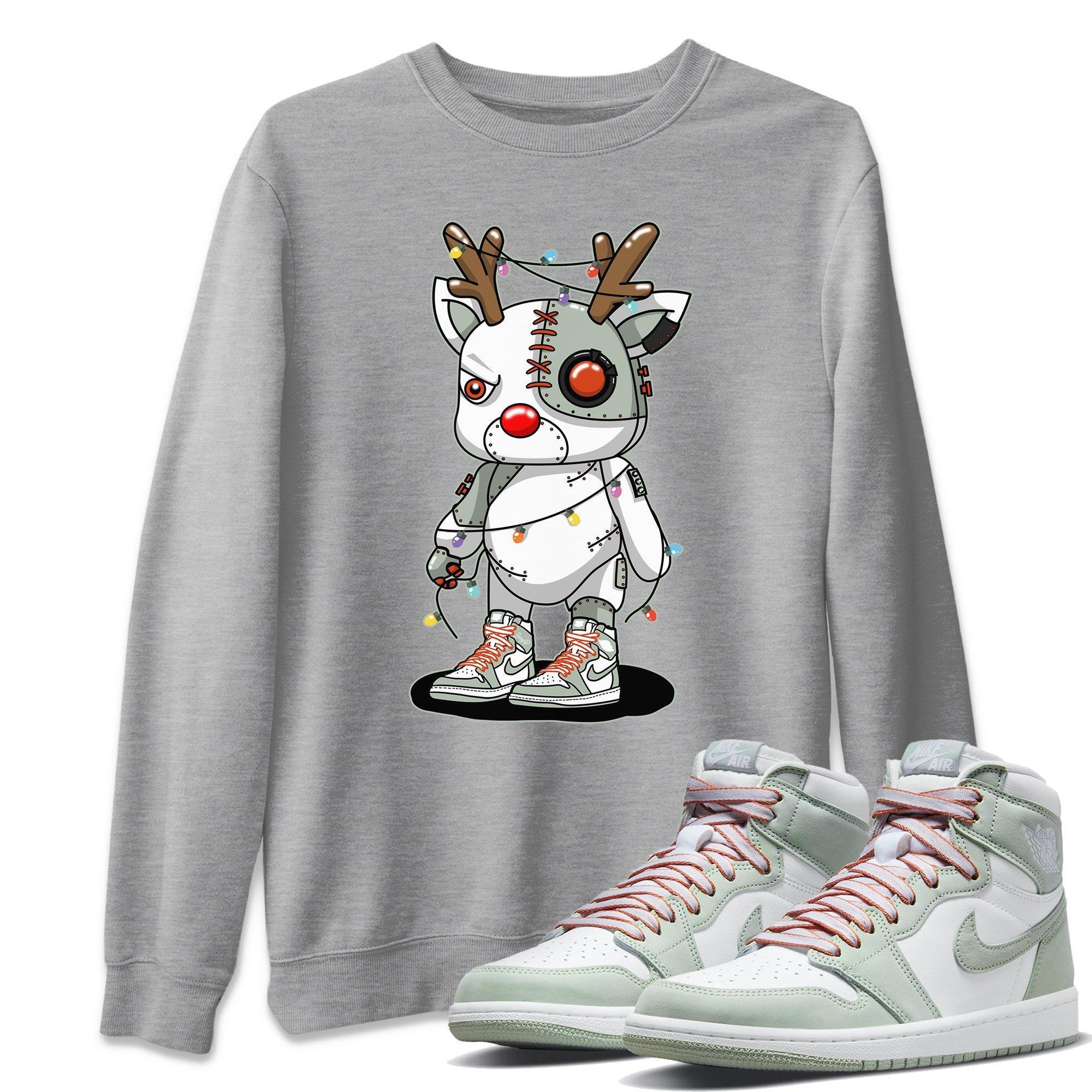 Cyborg Reindeer Unisex Tops - Air Jordan 1 Seafoam