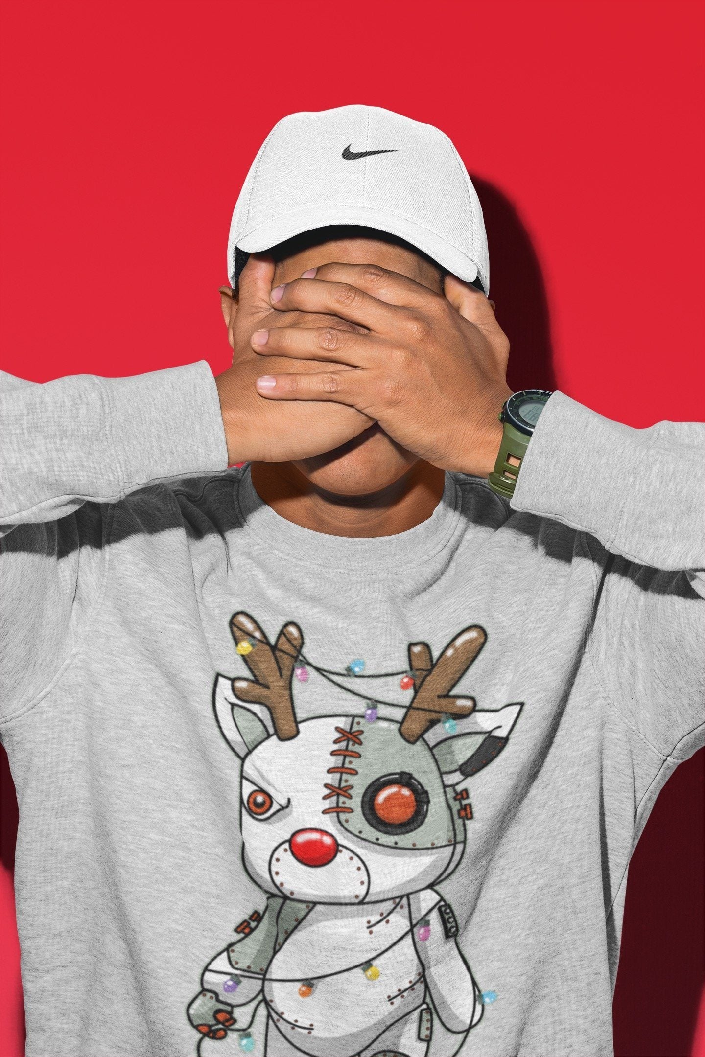 Cyborg Reindeer Unisex Tops - Air Jordan 1 Seafoam