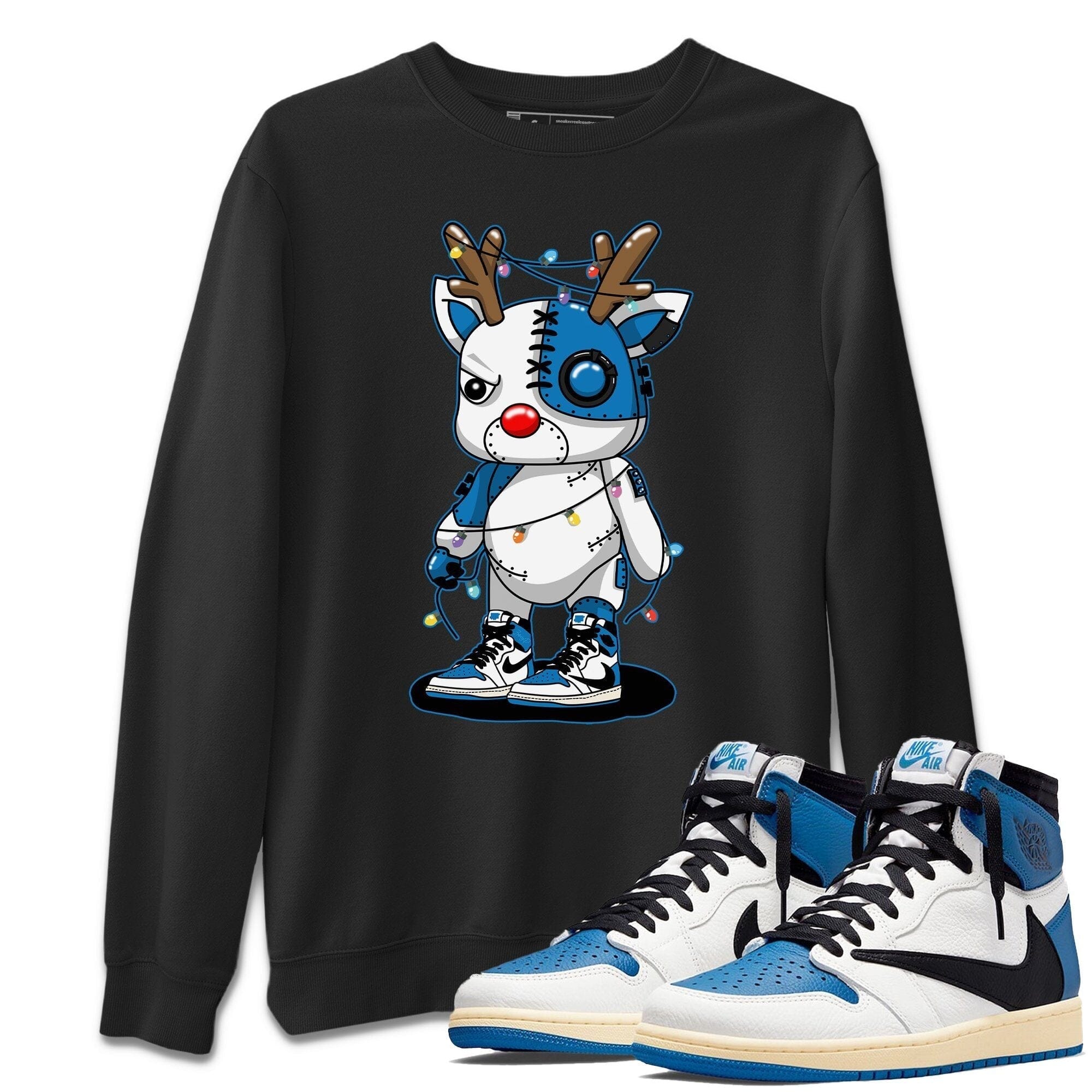 Cyborg Reindeer Unisex Tops - Air Jordan 1 Travis Scott