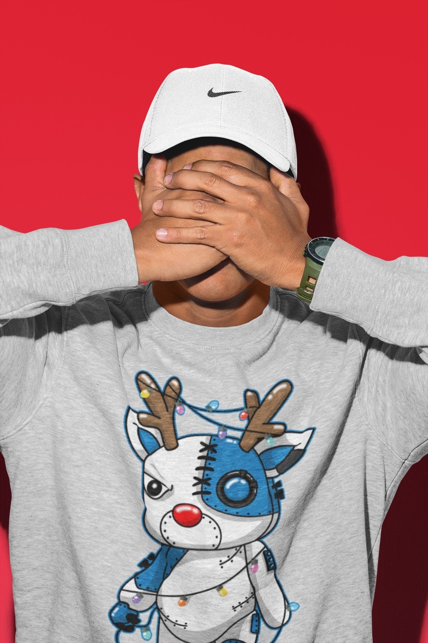 Cyborg Reindeer Unisex Tops - Air Jordan 1 Travis Scott