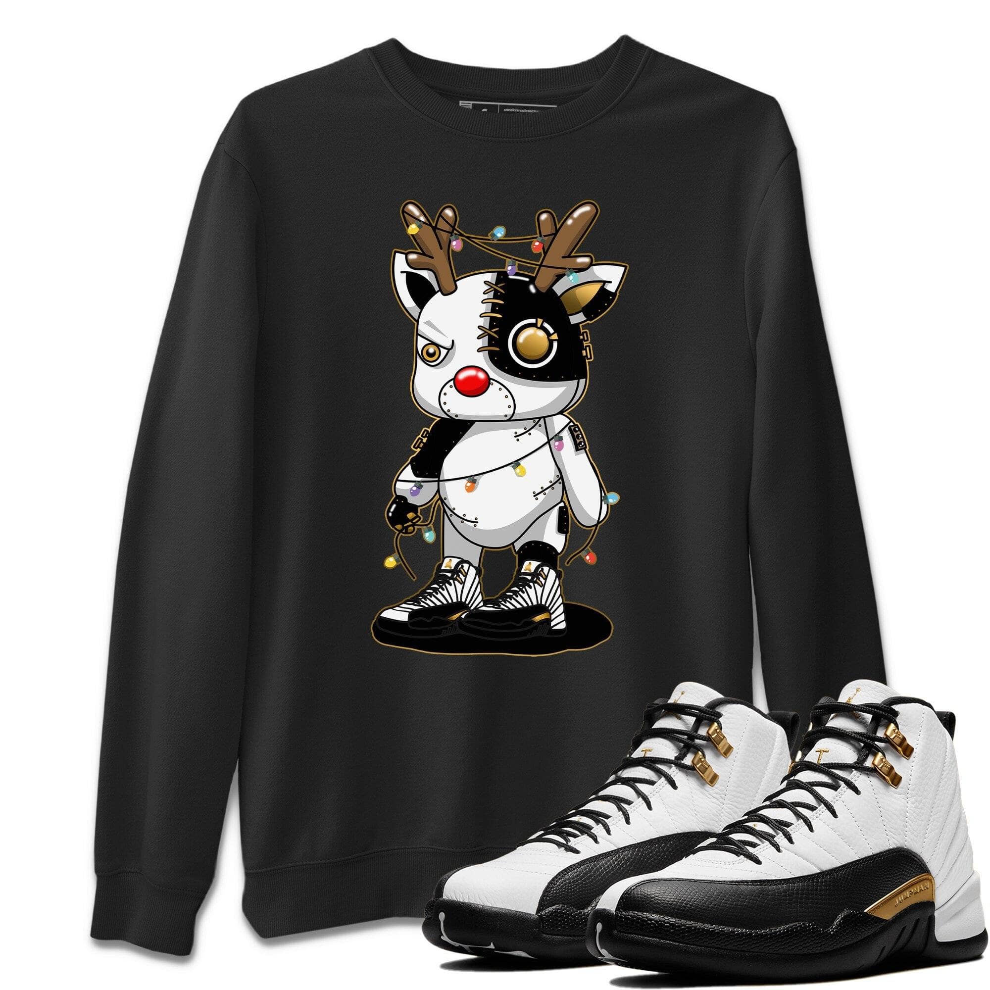 Cyborg Reindeer Unisex Tops - Air Jordan 12 Royalty