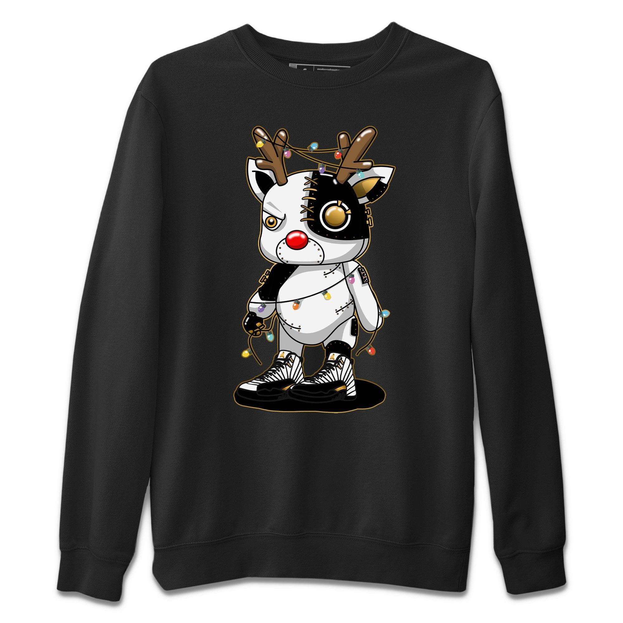 Cyborg Reindeer Unisex Tops - Air Jordan 12 Royalty