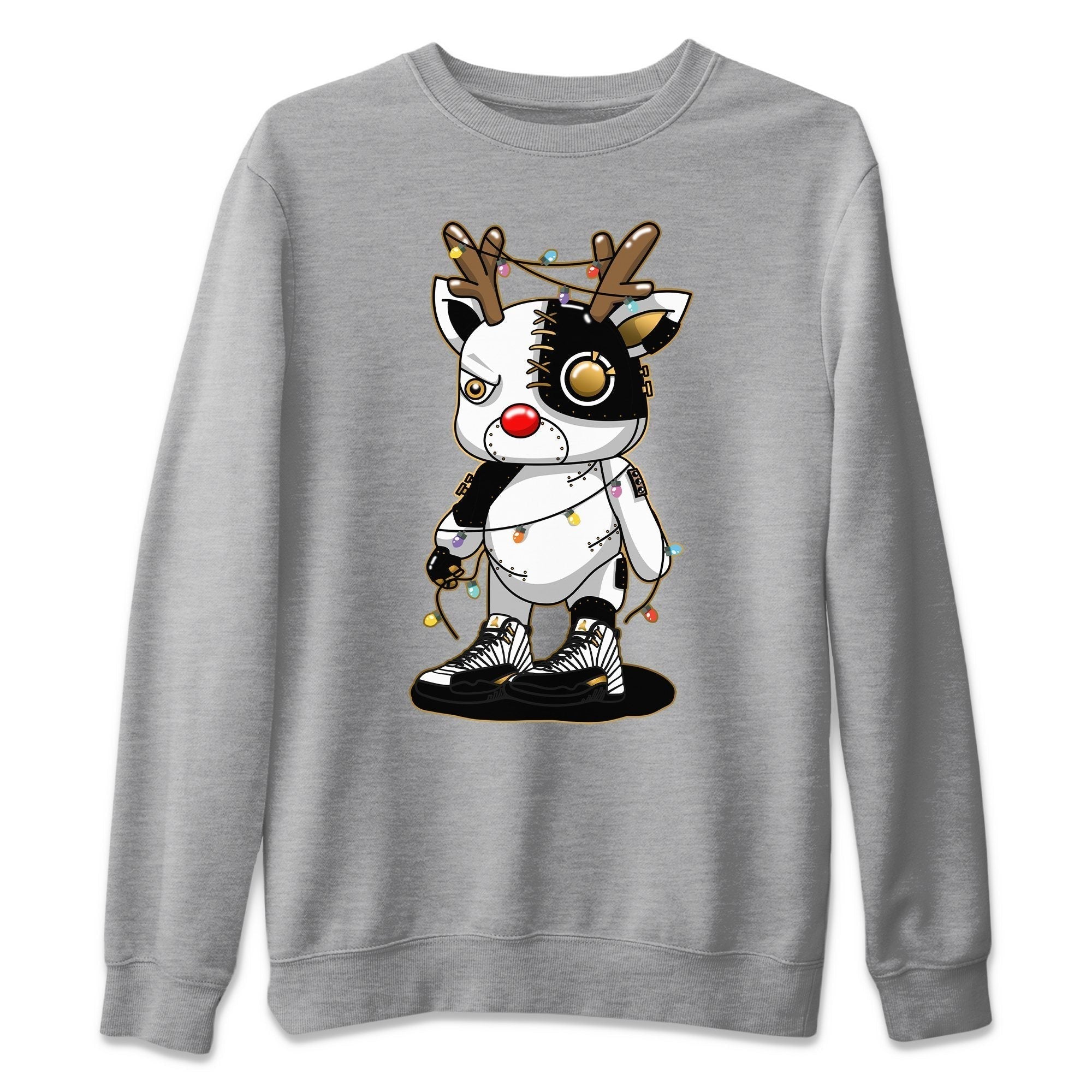 Cyborg Reindeer Unisex Tops - Air Jordan 12 Royalty