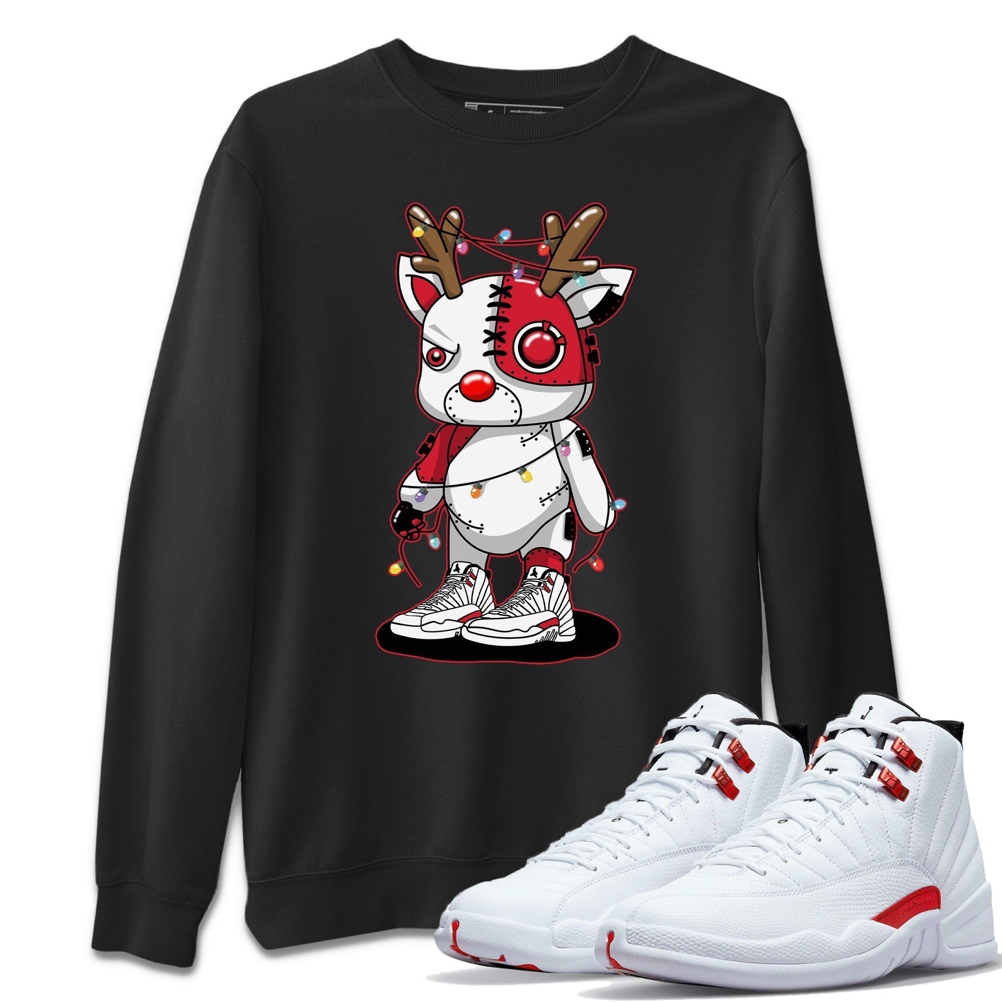 Cyborg Reindeer Unisex Tops - Air Jordan 12 Twist
