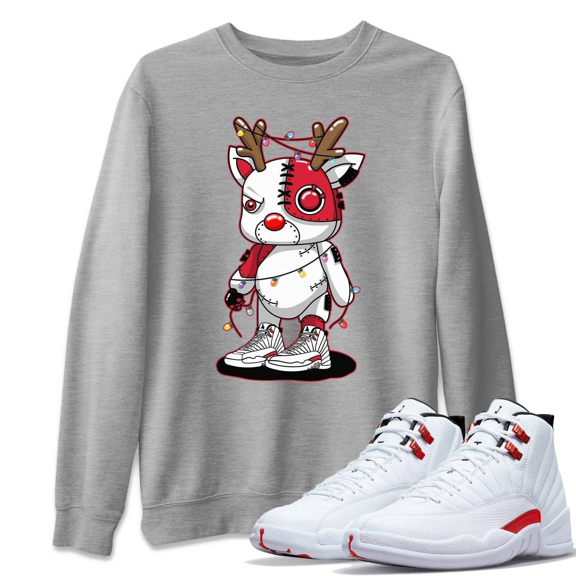 Cyborg Reindeer Unisex Tops - Air Jordan 12 Twist