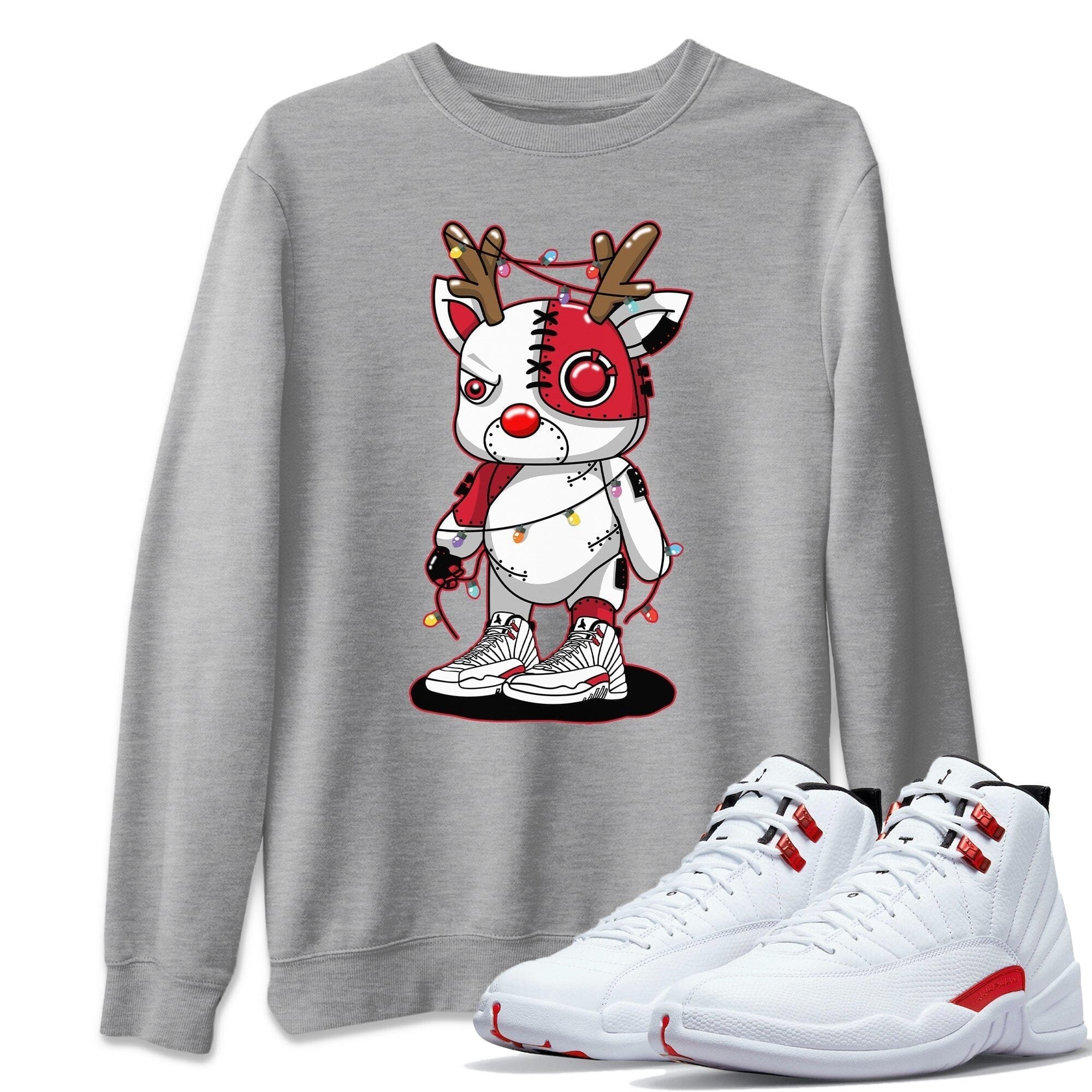 Cyborg Reindeer Unisex Tops - Air Jordan 12 Twist