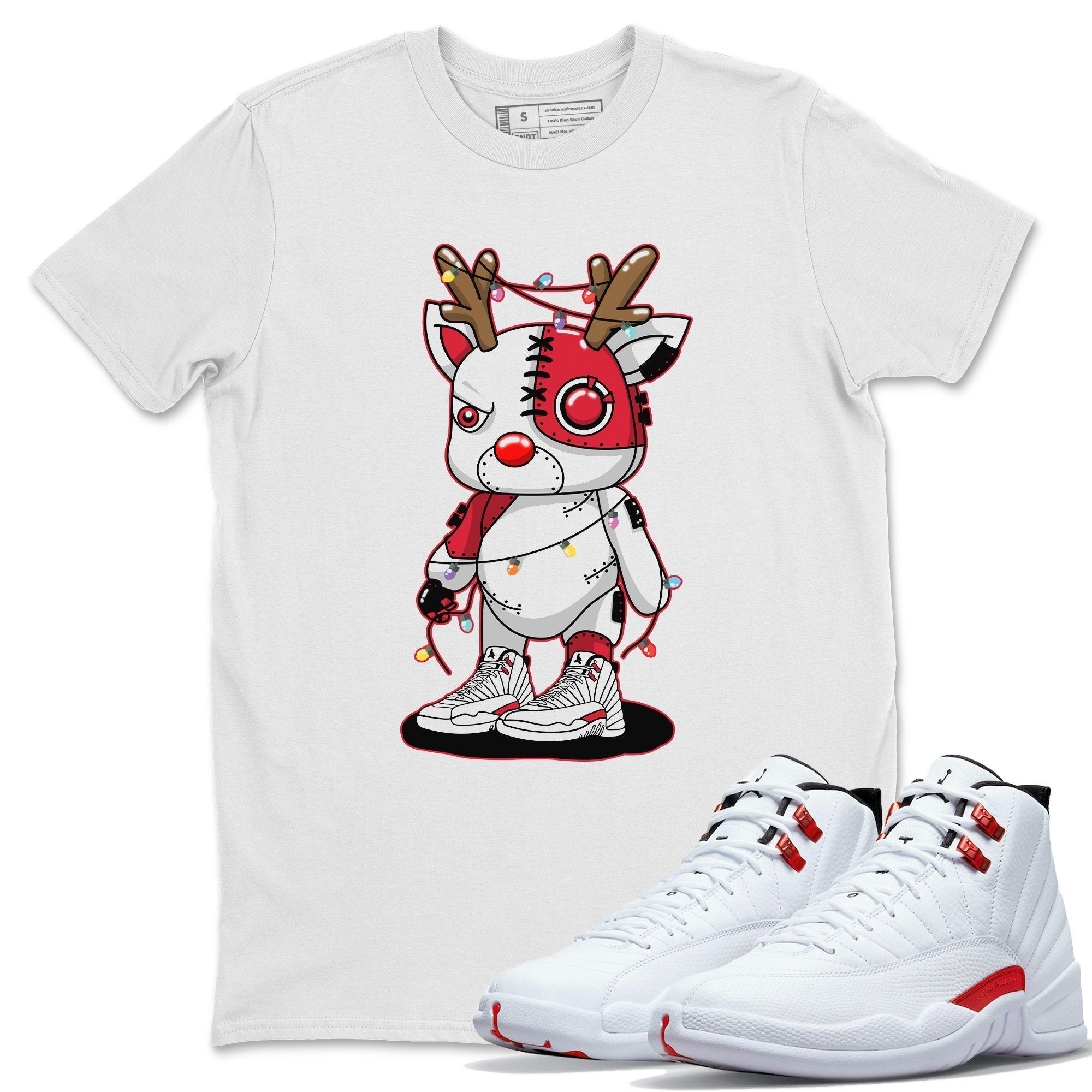 Cyborg Reindeer Unisex Tops - Air Jordan 12 Twist