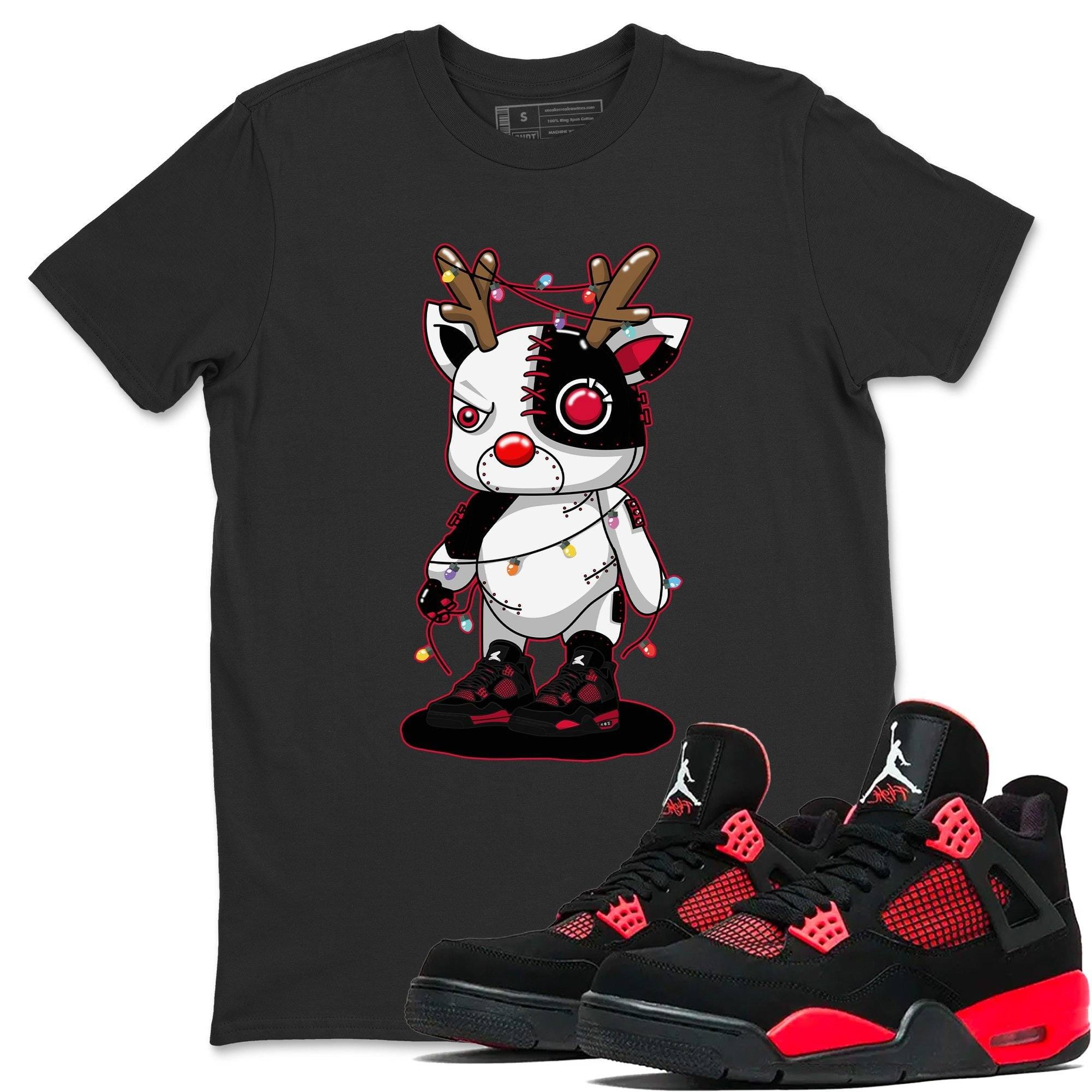 Cyborg Reindeer Unisex Tops - Air Jordan 4 Red Thunder