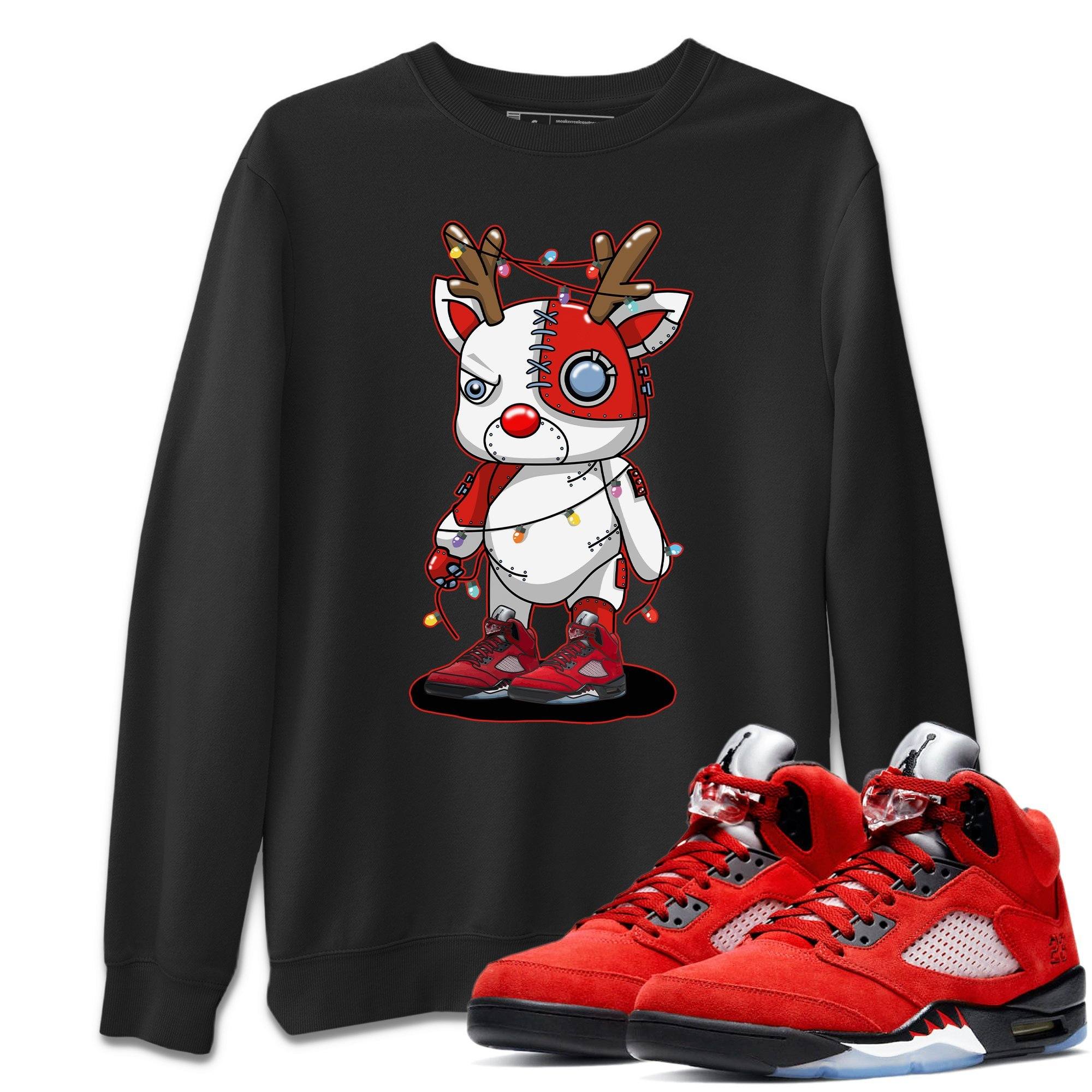 Cyborg Reindeer Unisex Tops - Air Jordan 5 Raging Bull