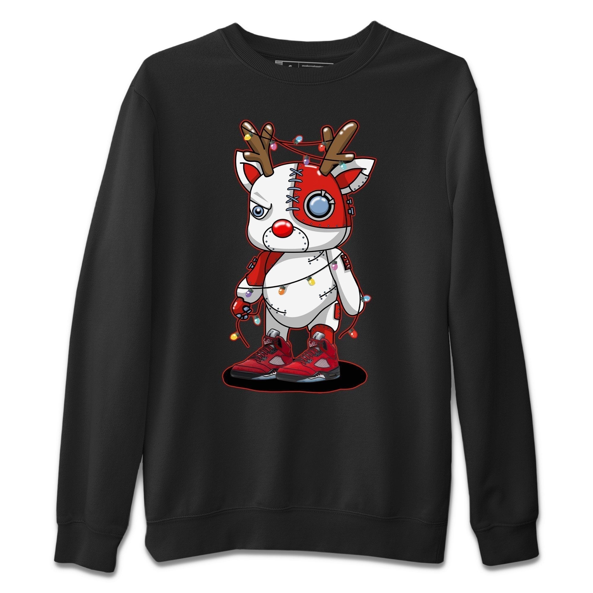 Cyborg Reindeer Unisex Tops - Air Jordan 5 Raging Bull