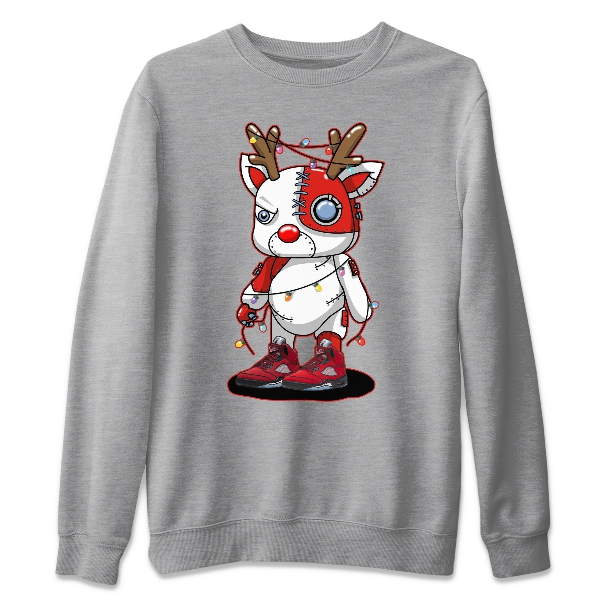 Cyborg Reindeer Unisex Tops - Air Jordan 5 Raging Bull