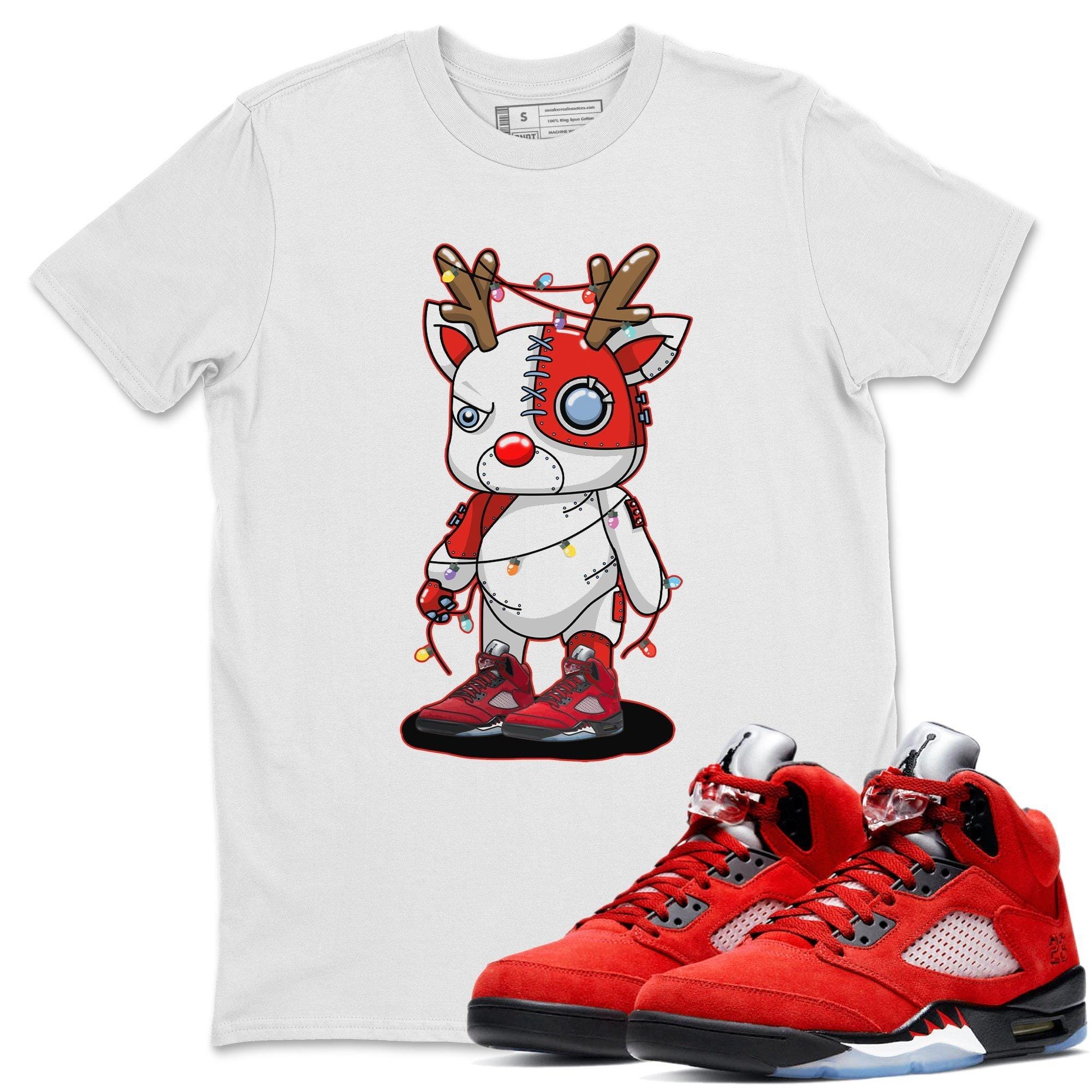 Cyborg Reindeer Unisex Tops - Air Jordan 5 Raging Bull