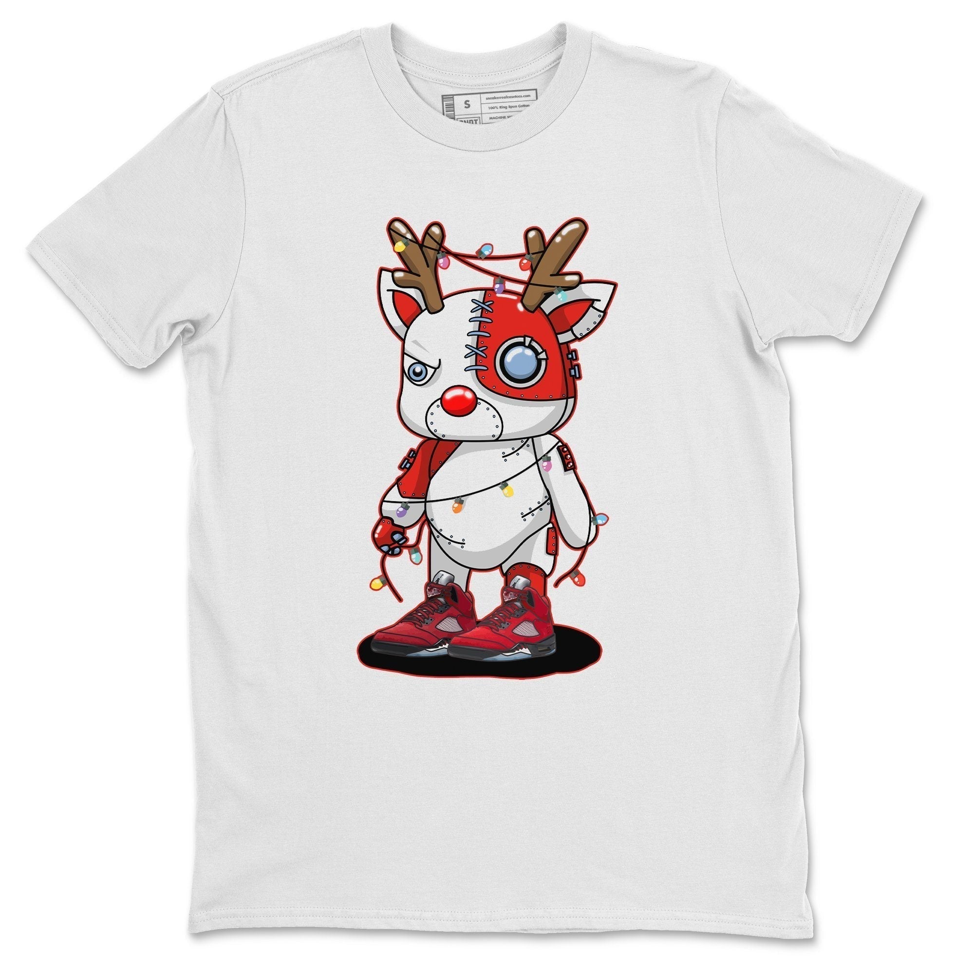 Cyborg Reindeer Unisex Tops - Air Jordan 5 Raging Bull