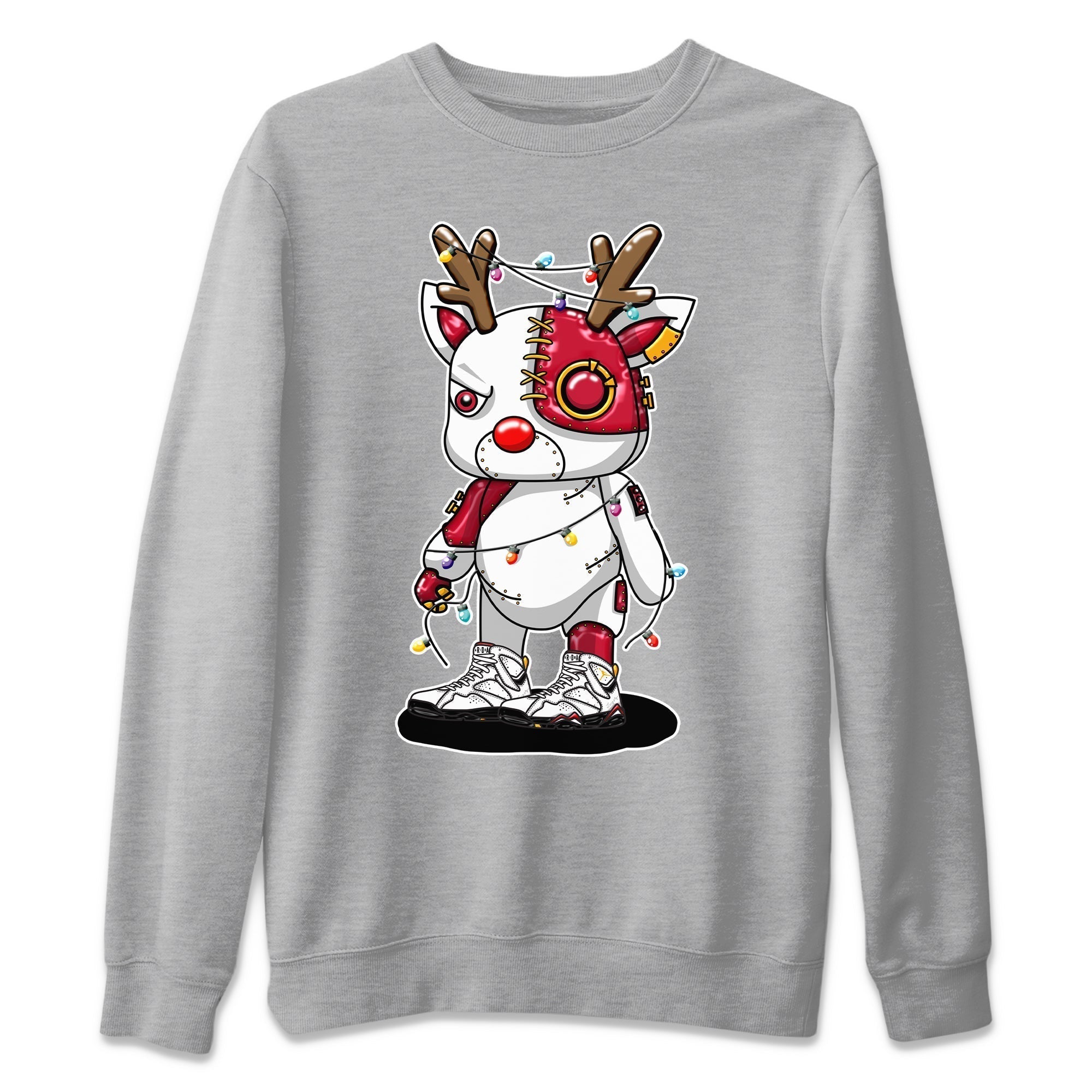 Cyborg Reindeer Unisex Tops - Air Jordan 7 Cardinal