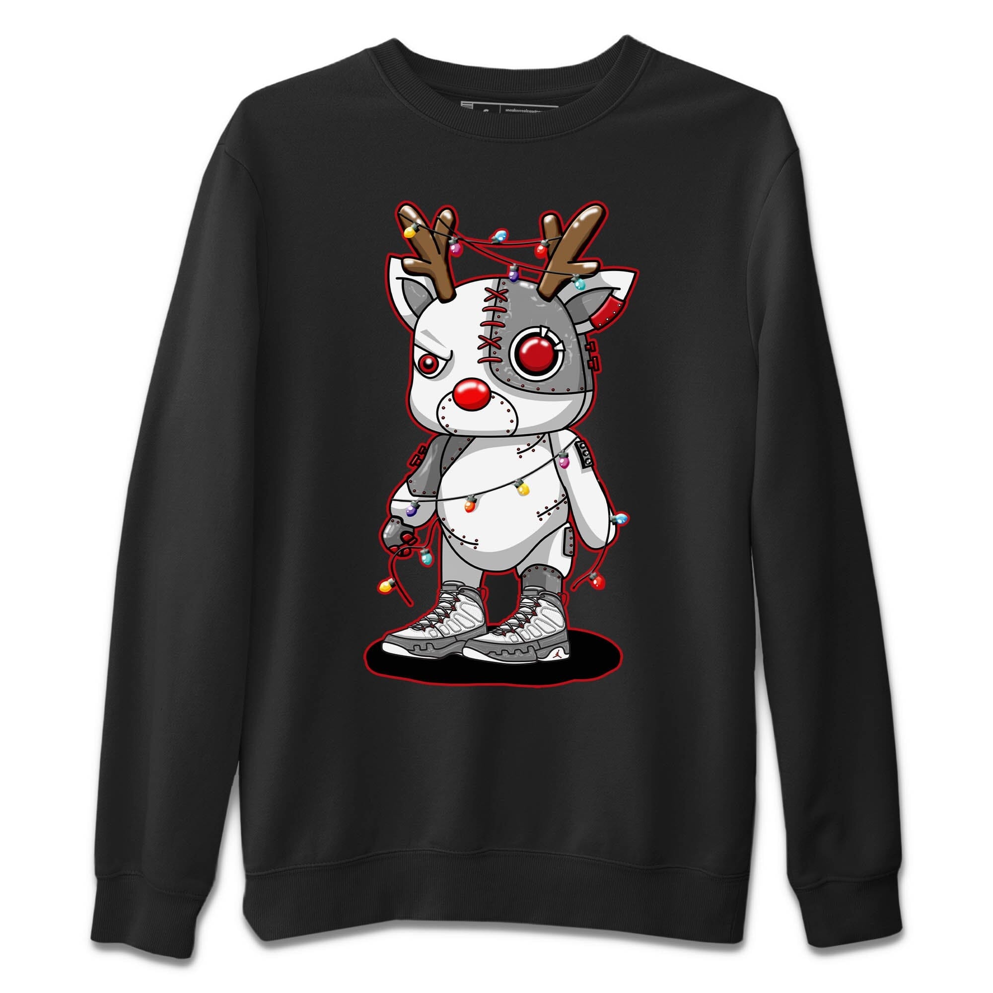 Cyborg Reindeer Unisex Tops - Air Jordan 9 Fire Red