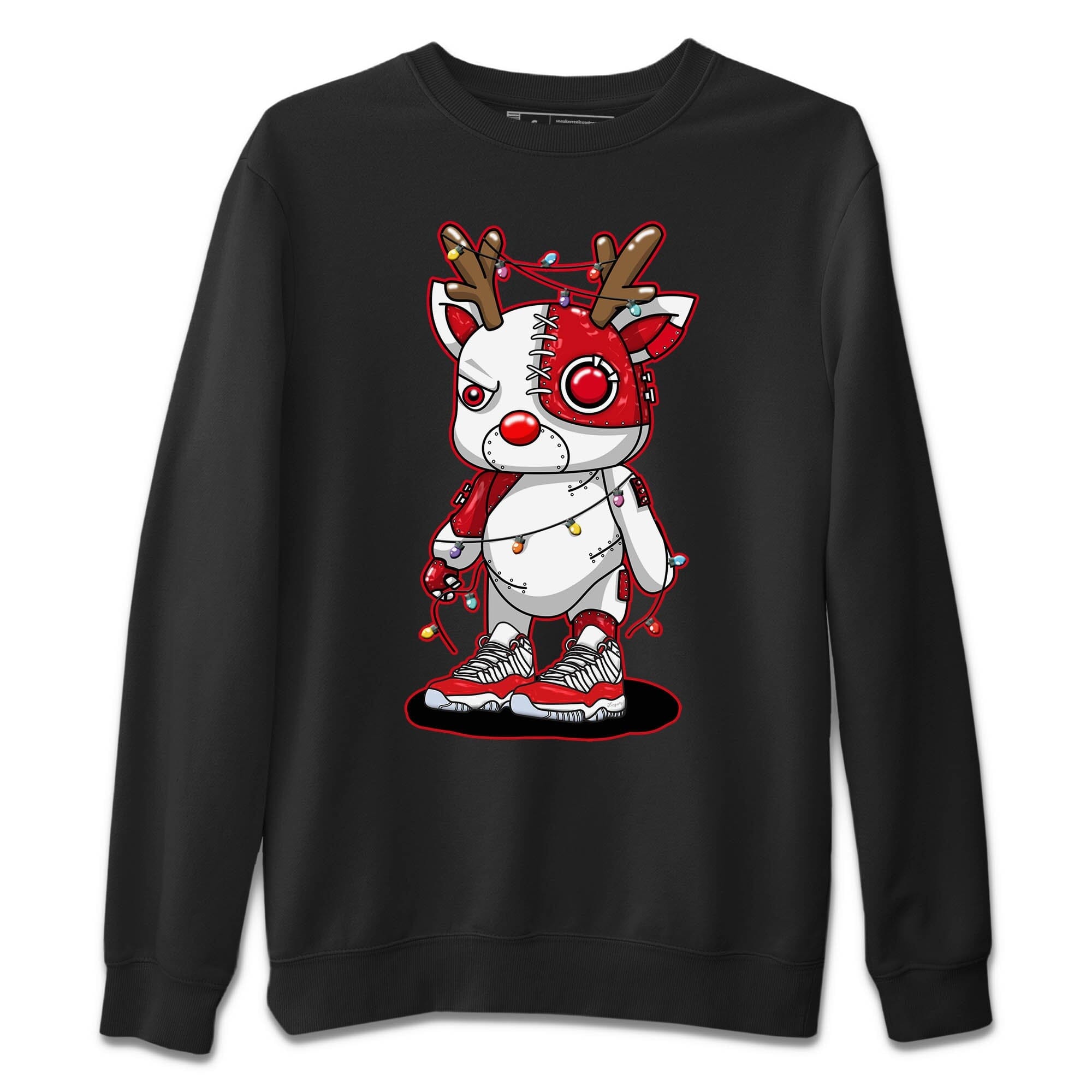 Cyborg Reindeer Unisex Tops - Air Jordan 11 Cherry