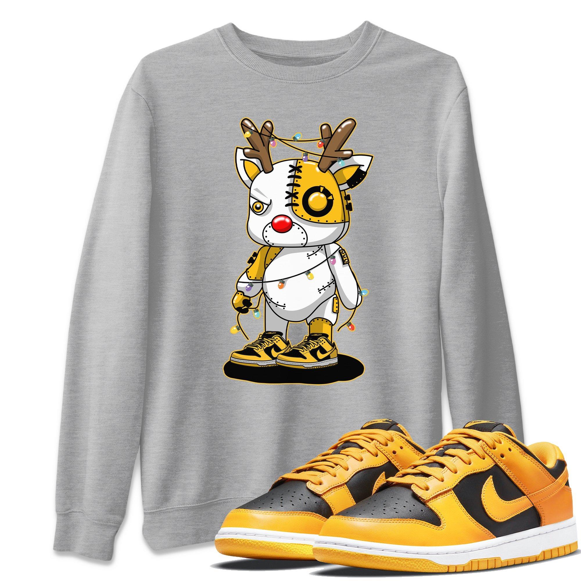 Cyborg Reindeer Unisex Tops - Dunk Championship Goldenrod