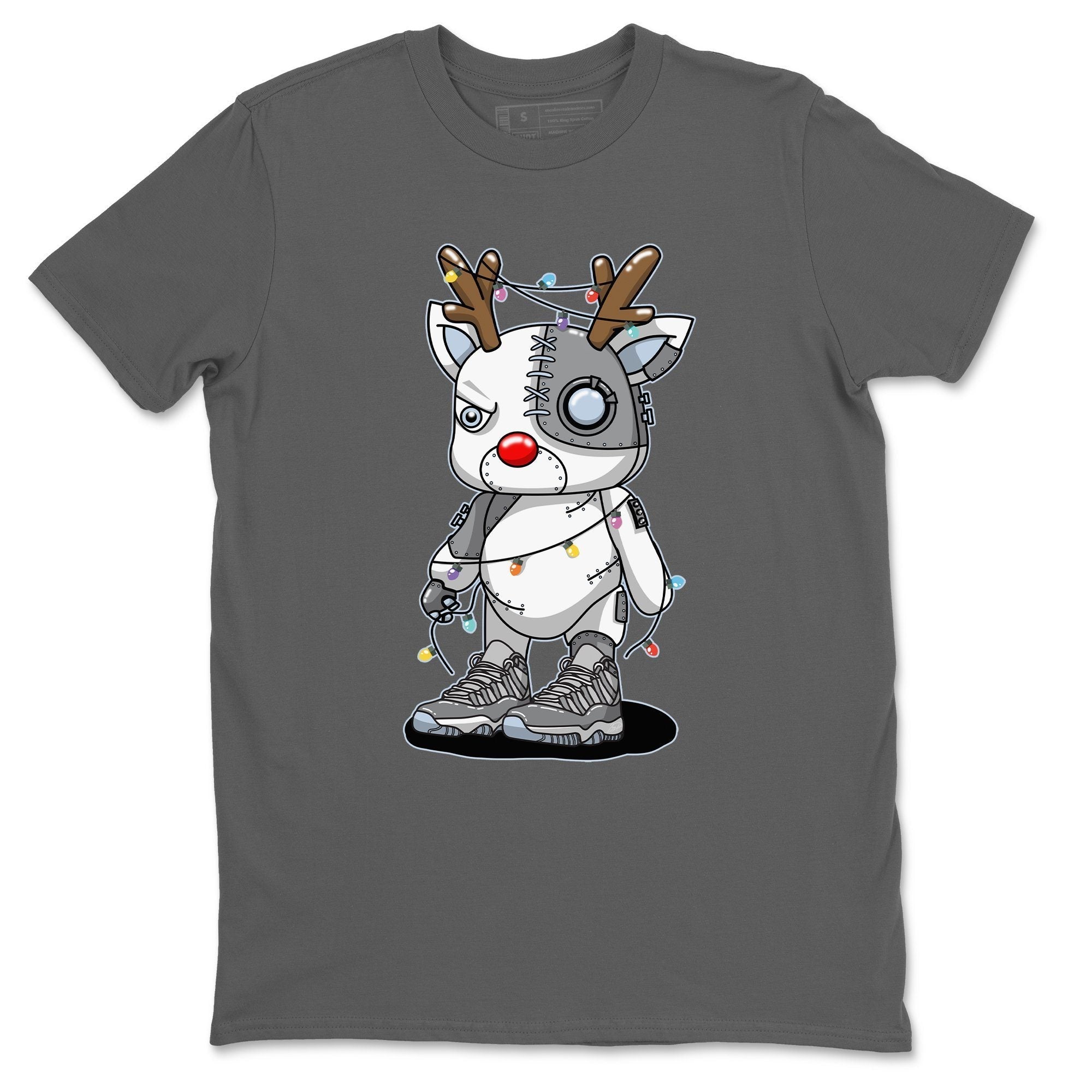 Cyborg Reindeer Unisex Tops - Air Jordan 11 Cool Grey