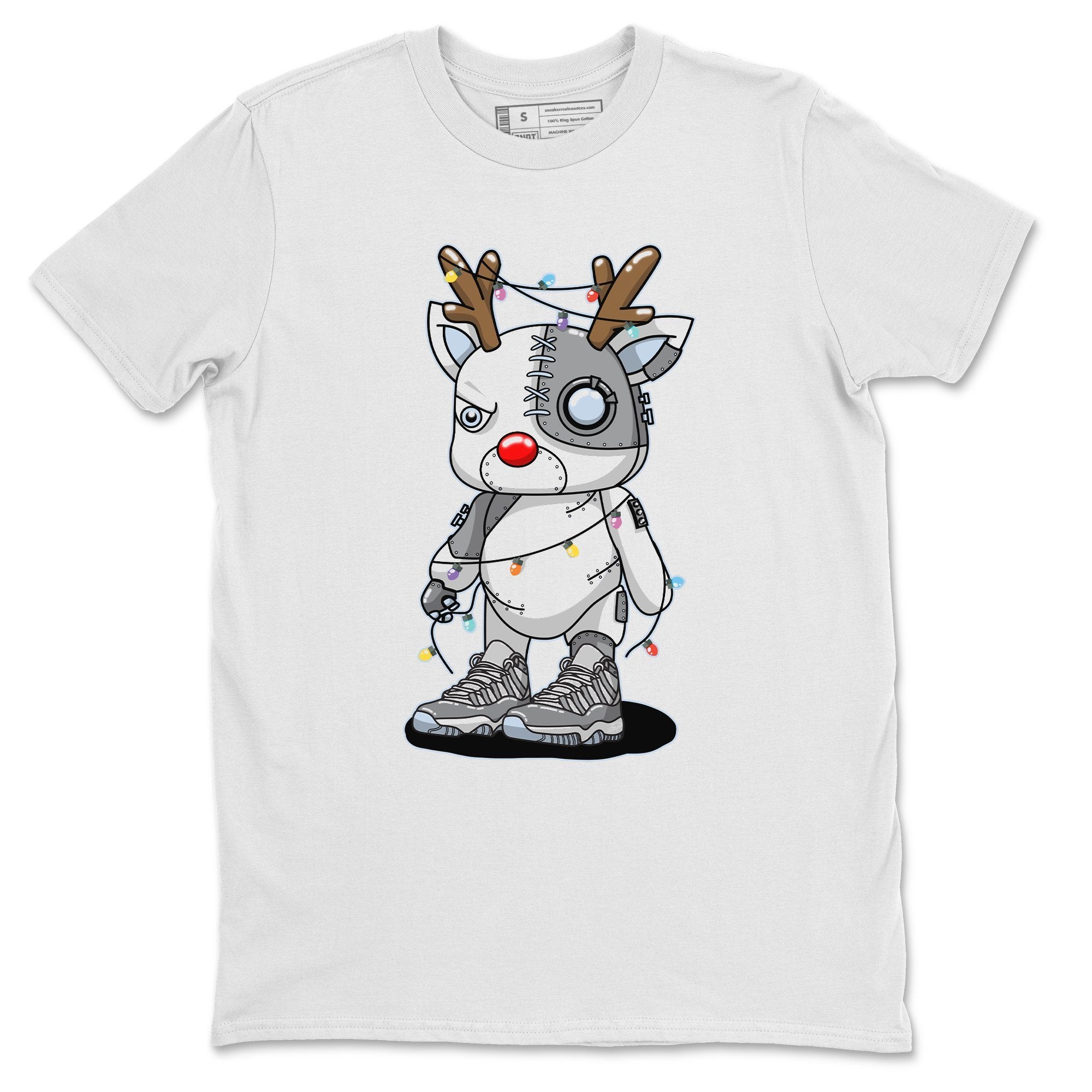Cyborg Reindeer Unisex Tops - Air Jordan 11 Cool Grey