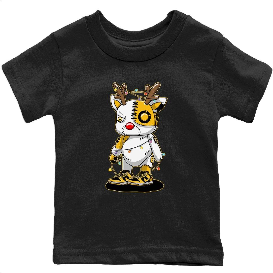 Cyborg Reindeer Kids Tops - Dunk Championship Goldenrod