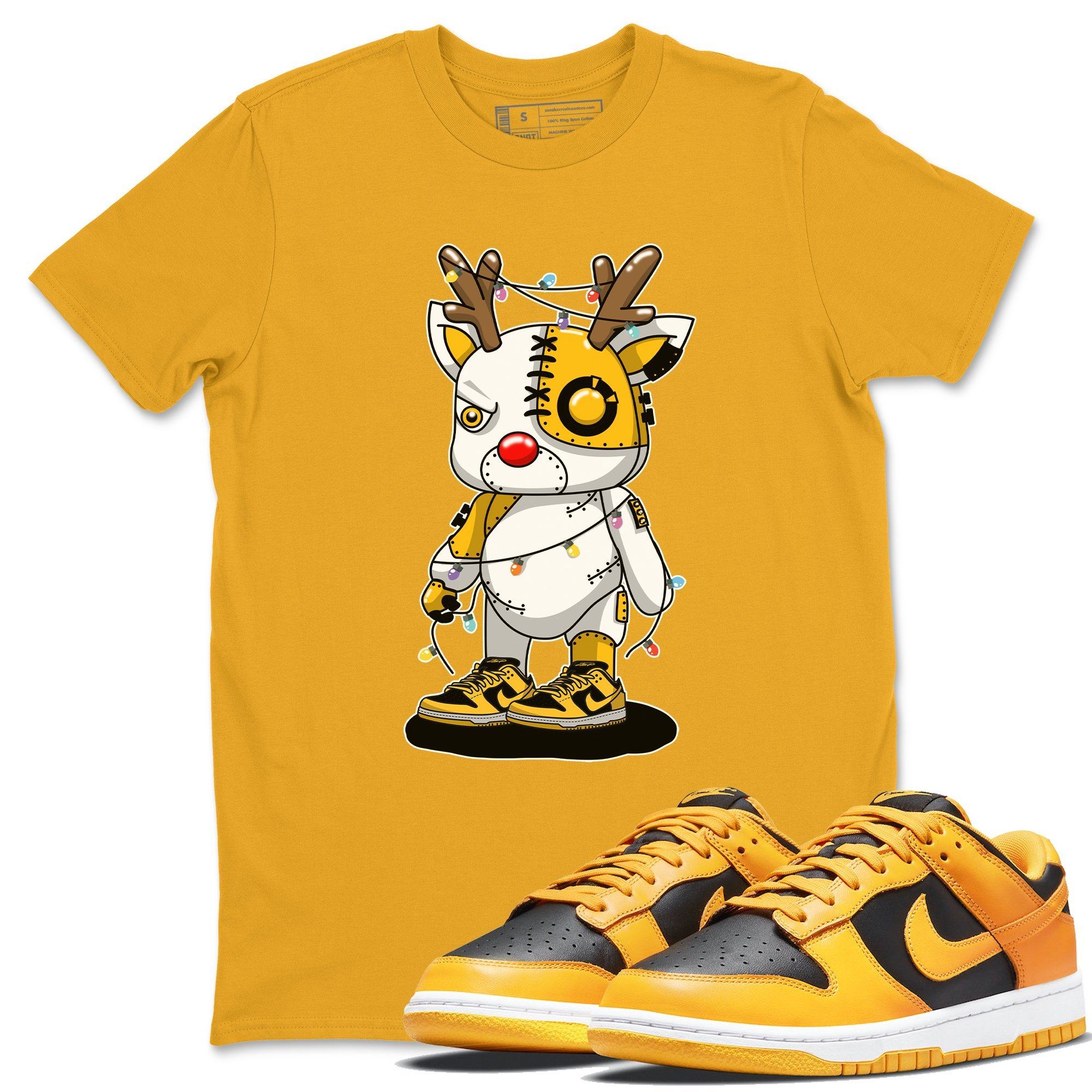 Cyborg Reindeer Unisex Tops - Dunk Championship Goldenrod