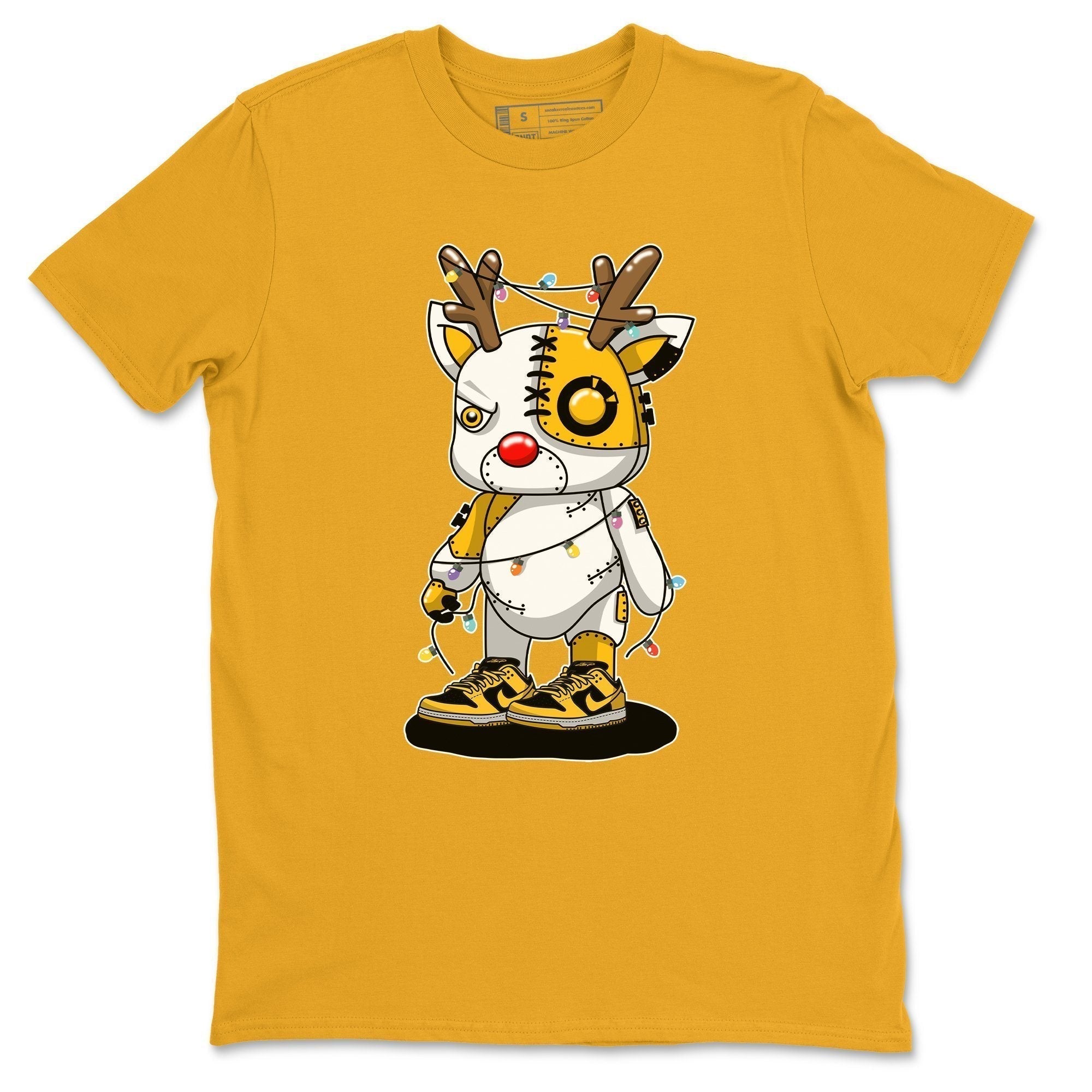 Cyborg Reindeer Unisex Tops - Dunk Championship Goldenrod