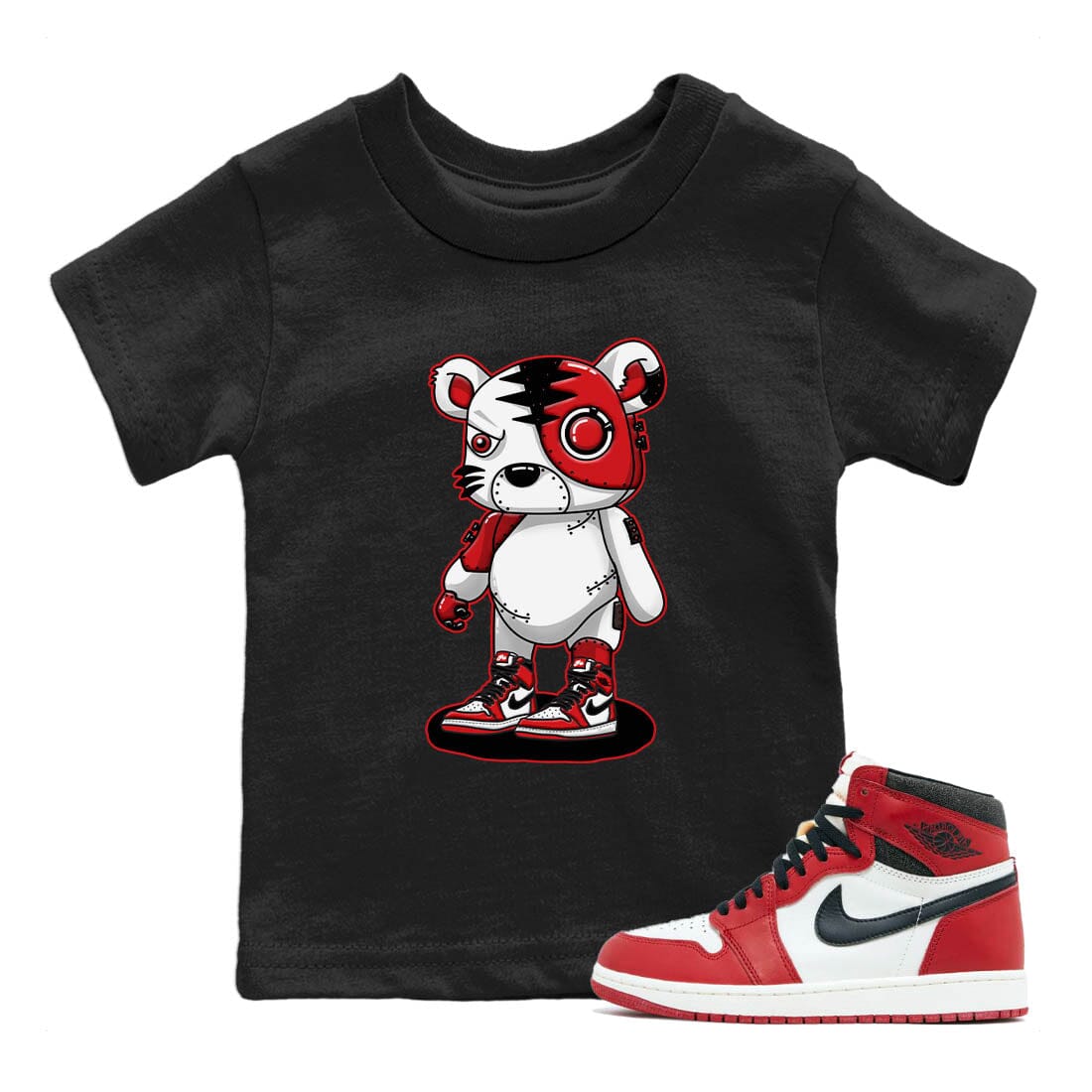 Cyborg Tiger Kids Tops - Air Jordan 1 Lost & Found