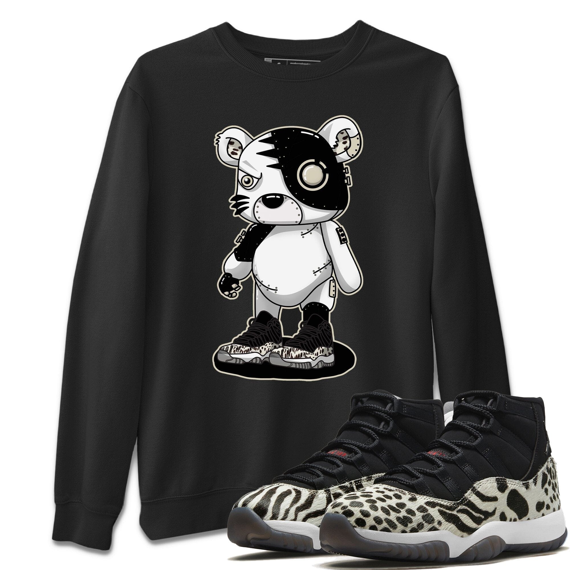 Cyborg Tiger Unisex Tops - Air Jordan 11 Animal Instinct