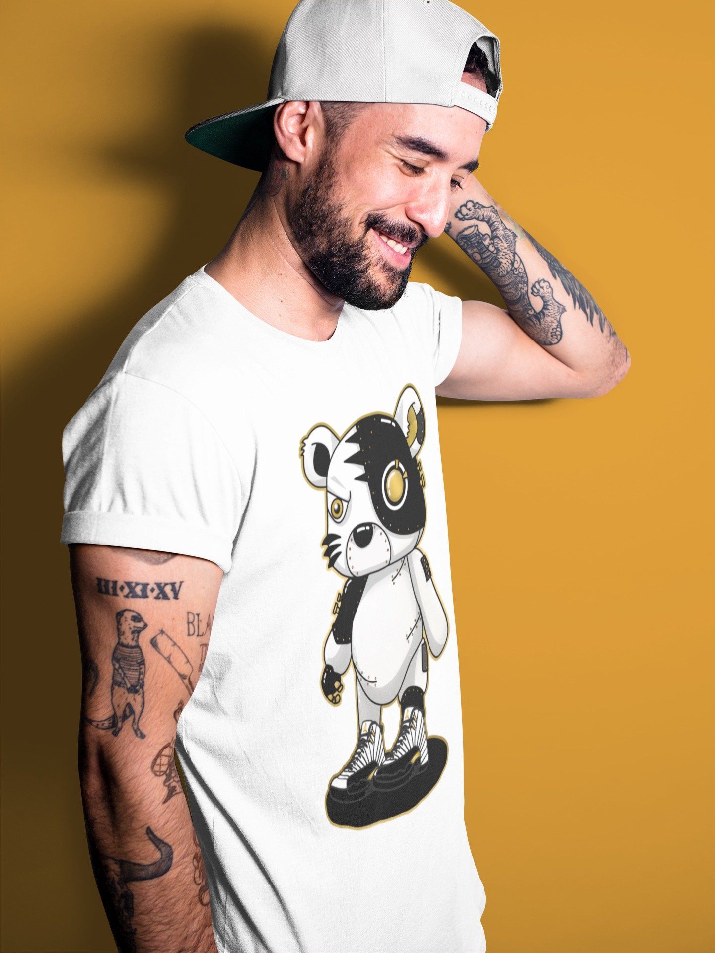 Cyborg Tiger Unisex Tops - Air Jordan 12 Royalty