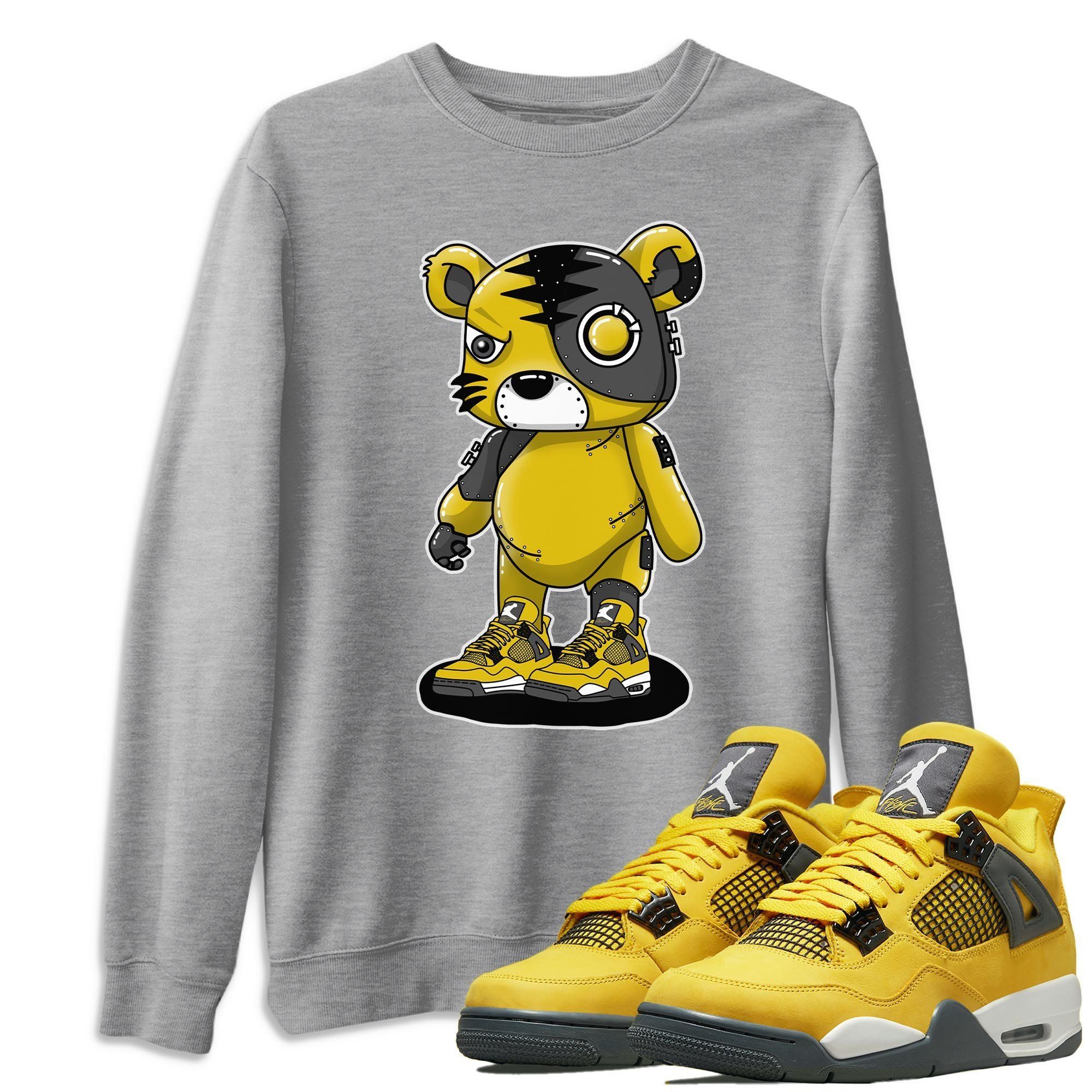Cyborg Tiger Unisex Tops - Air Jordan 4 Lightning