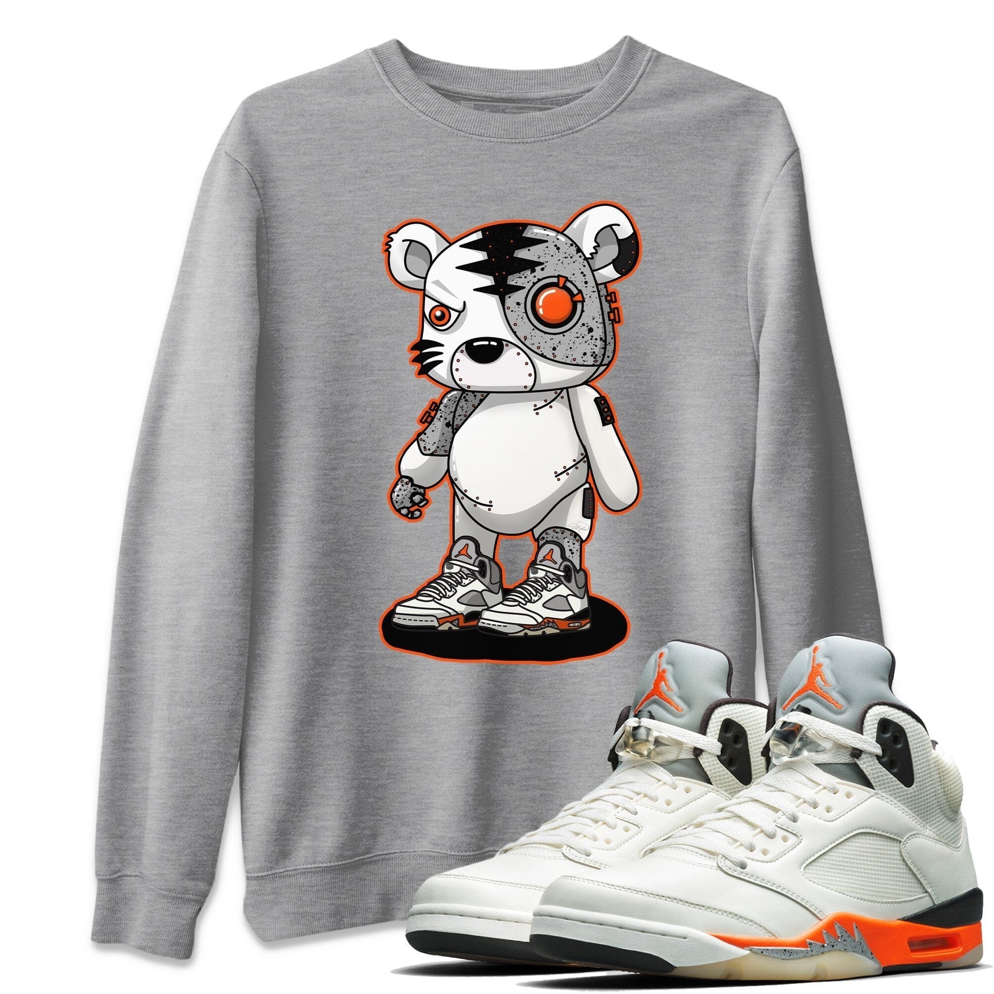 Cyborg Tiger Unisex Tops - Air Jordan 5 Shattered Backboard