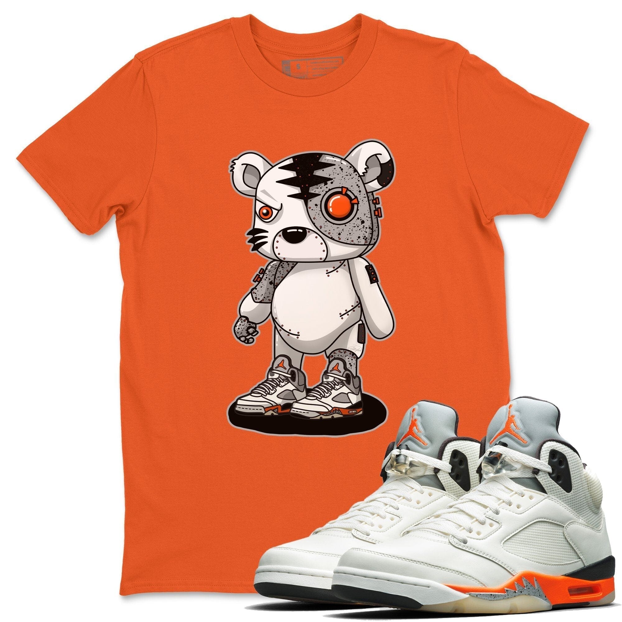 Cyborg Tiger Unisex Tops - Air Jordan 5 Shattered Backboard