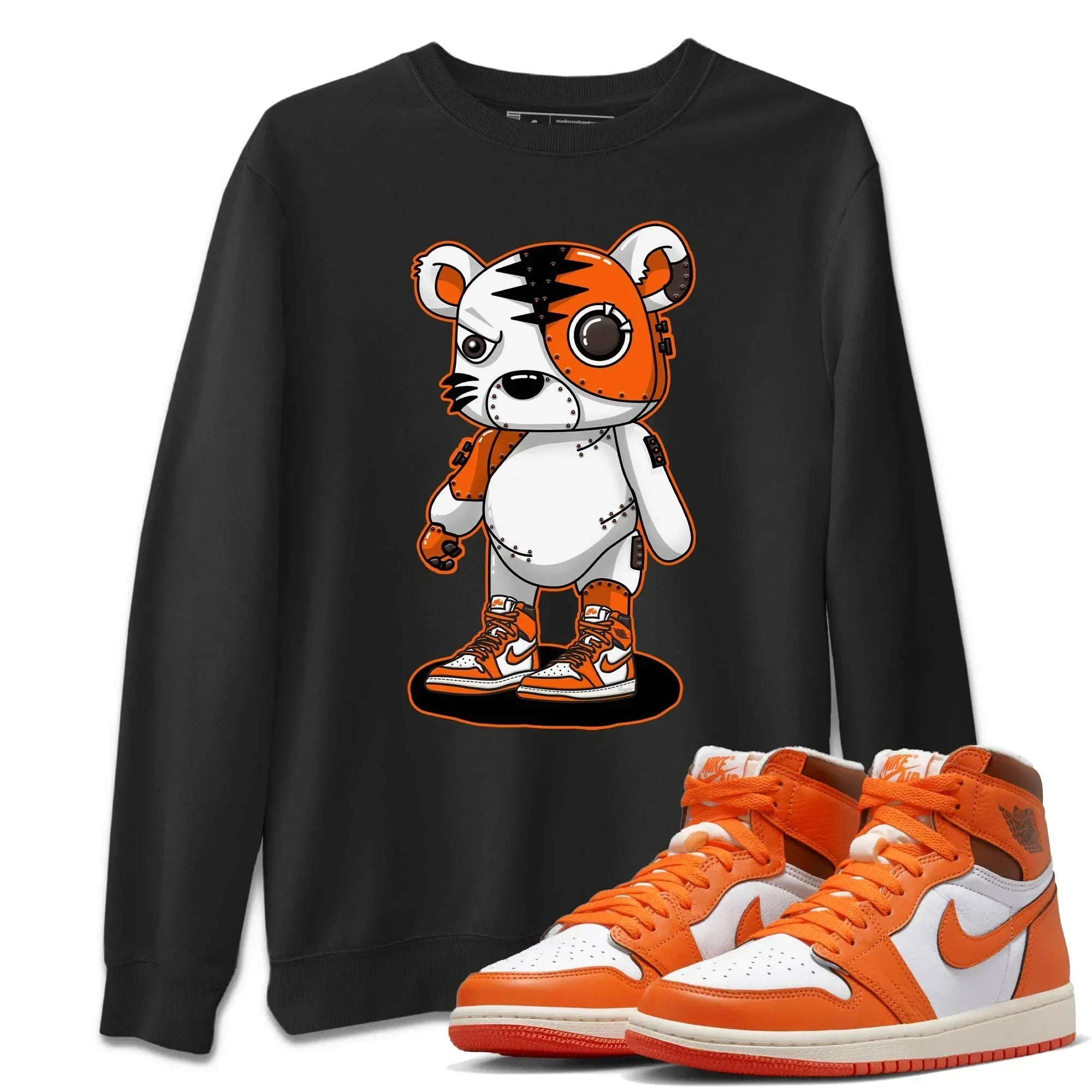 Cyborg Tiger Unisex Tops - Air Jordan 1 Starfish