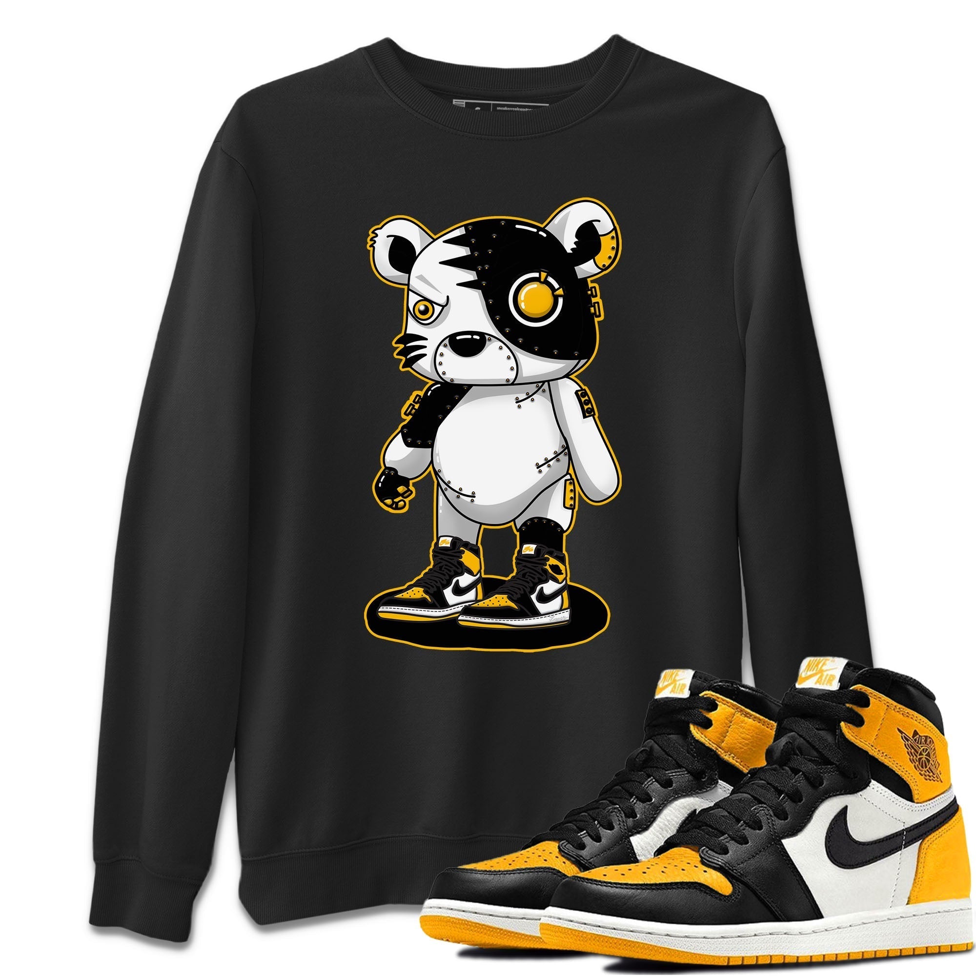 Cyborg Tiger Unisex Tops - Air Jordan 1 Taxi