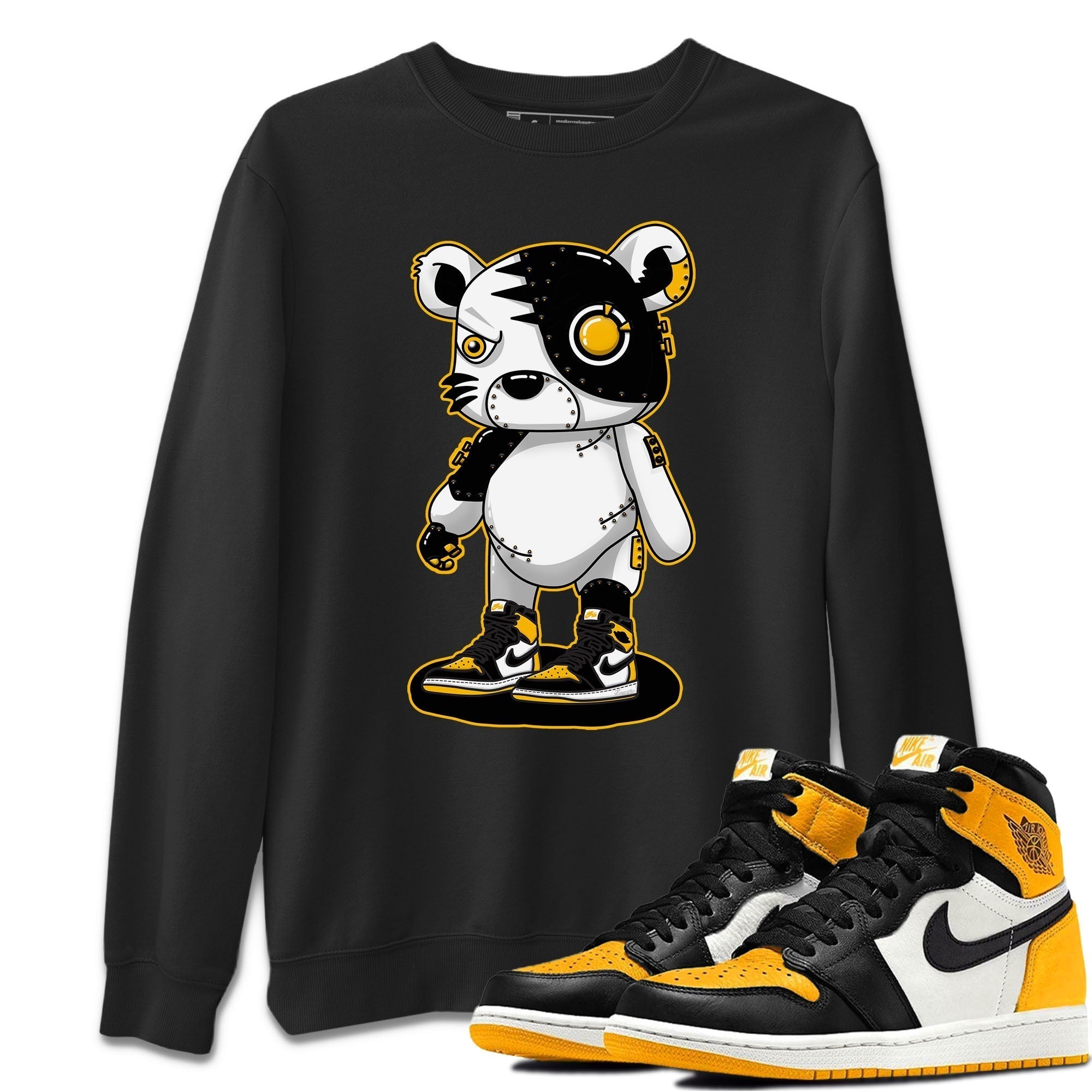Cyborg Tiger Unisex Tops - Air Jordan 1 Taxi