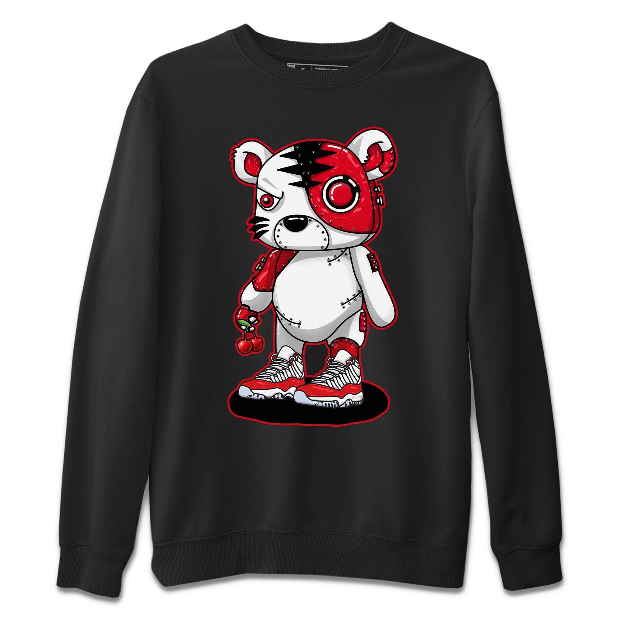 Cyborg Tiger Unisex Tops - Air Jordan 11 Cherry