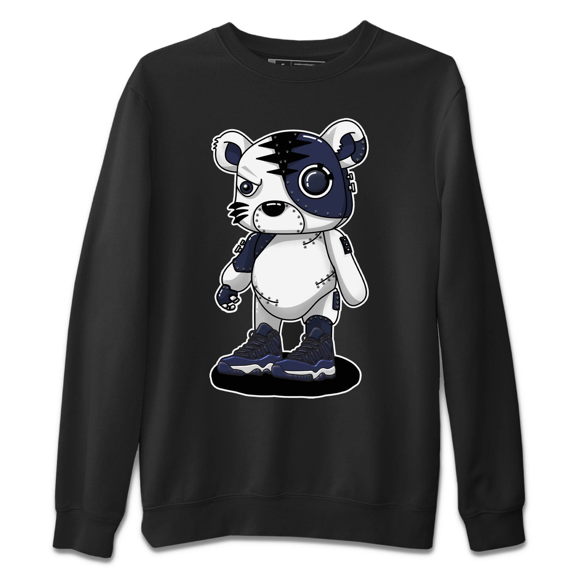 Cyborg Tiger Unisex Tops - Air Jordan 11 Midnight Navy