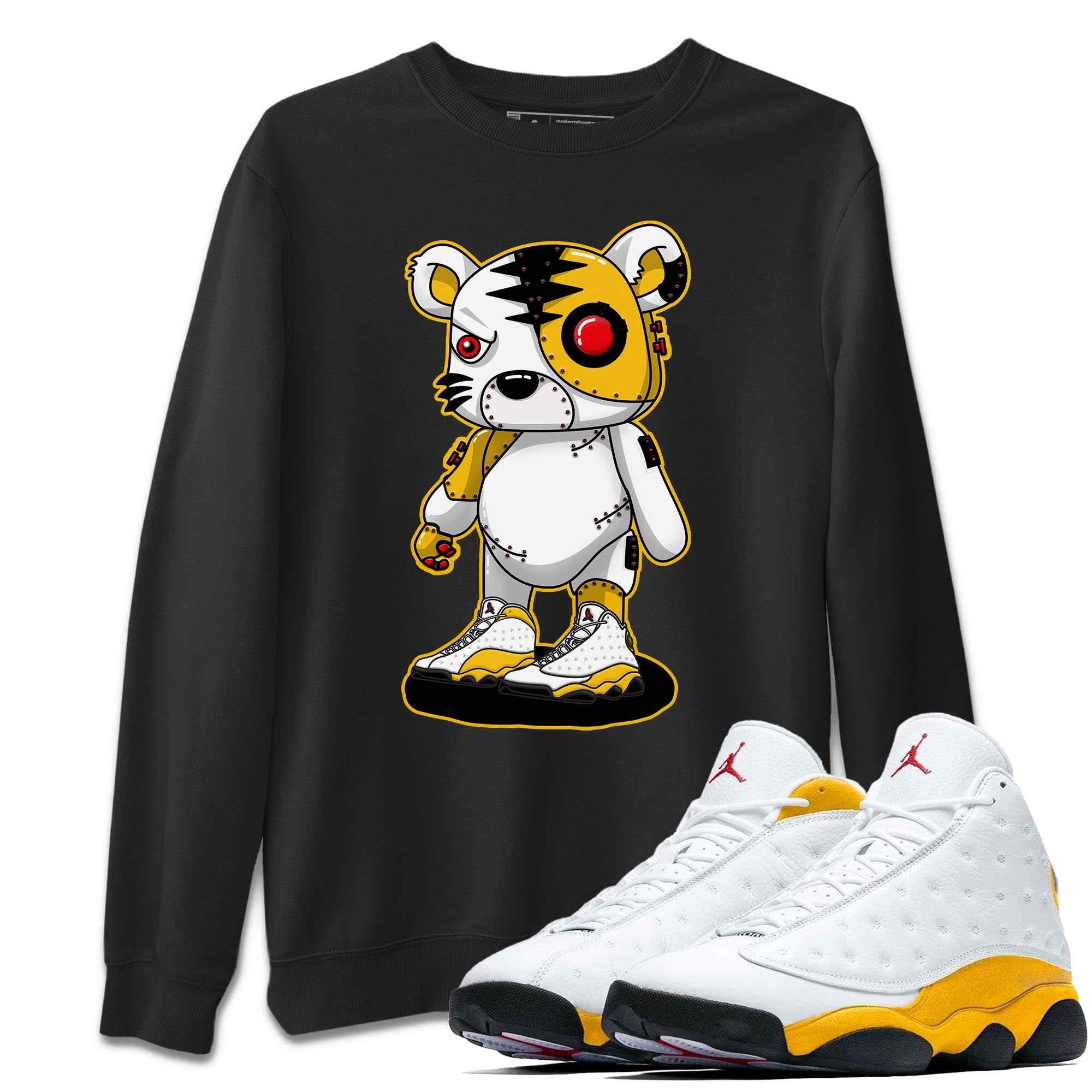 Cyborg Tiger Unisex Tops - Air Jordan 13 Del Sol