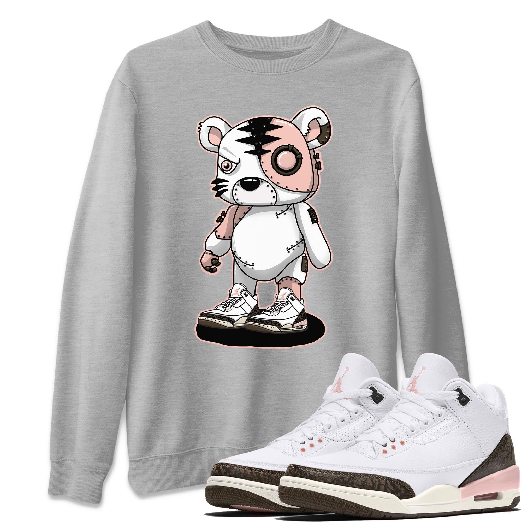Cyborg Tiger Unisex Tops - Air Jordan 3 Atmosphere