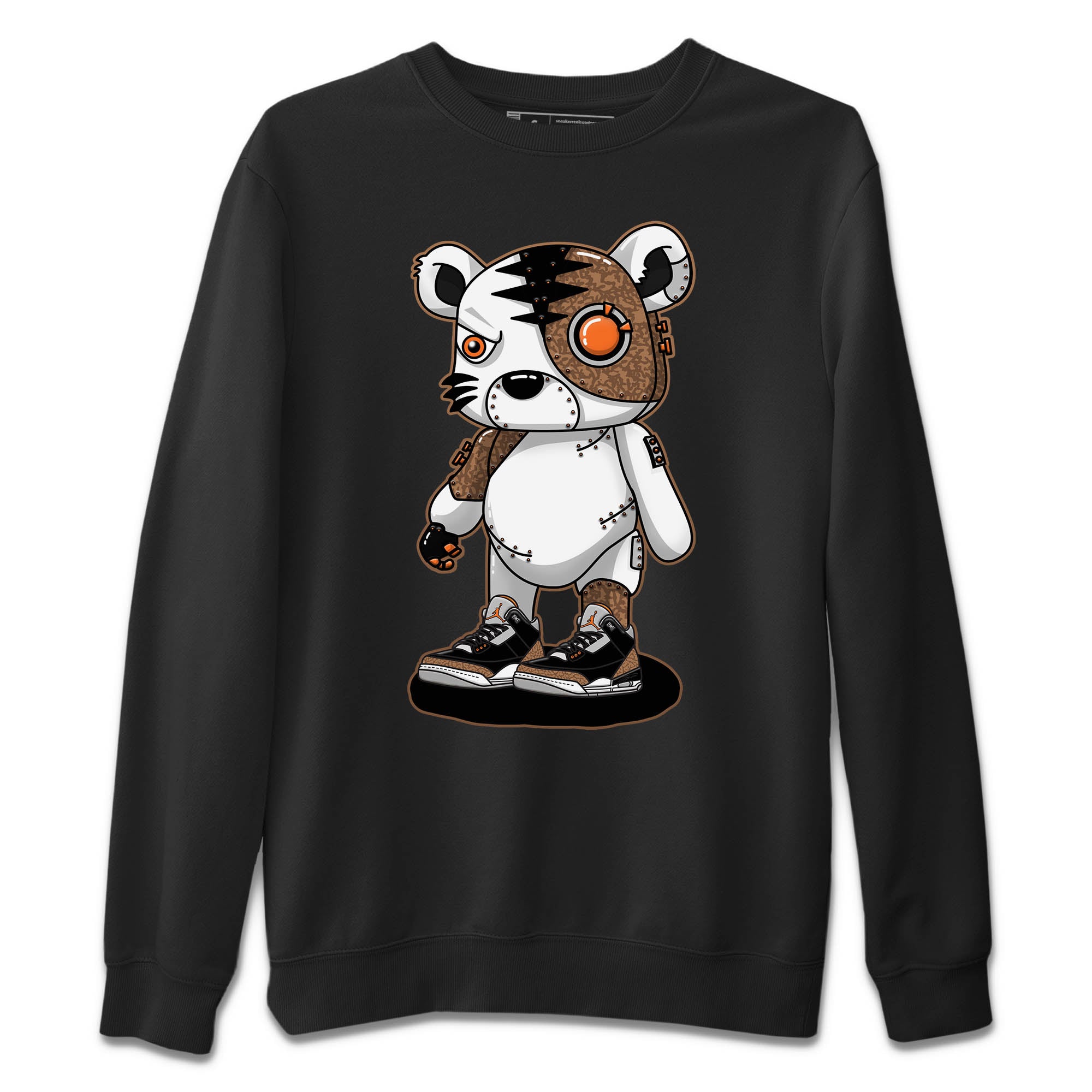 Cyborg Tiger Unisex Tops - Air Jordan 3 Desert Elephant