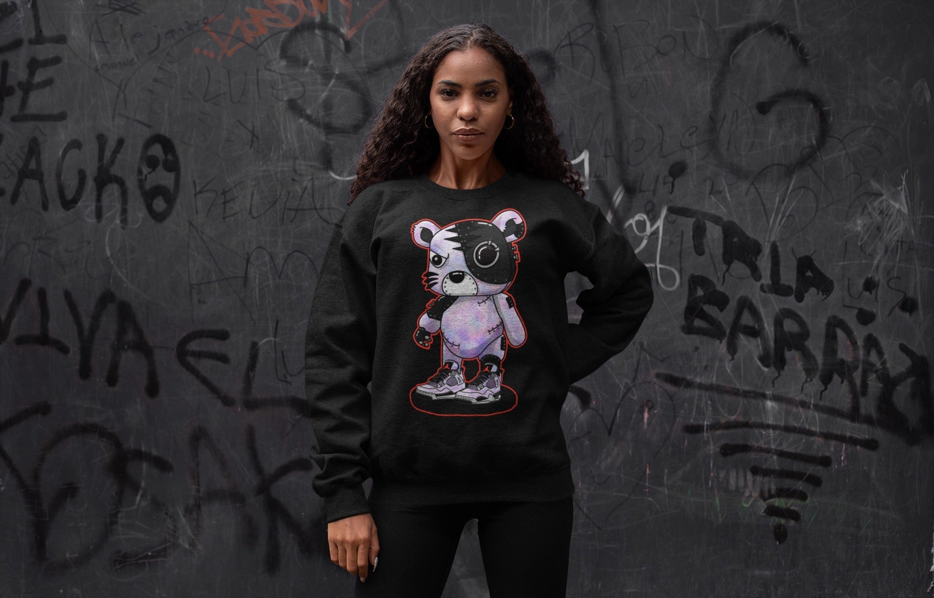 Cyborg Tiger Unisex Tops - Air Jordan 4 Zen Master
