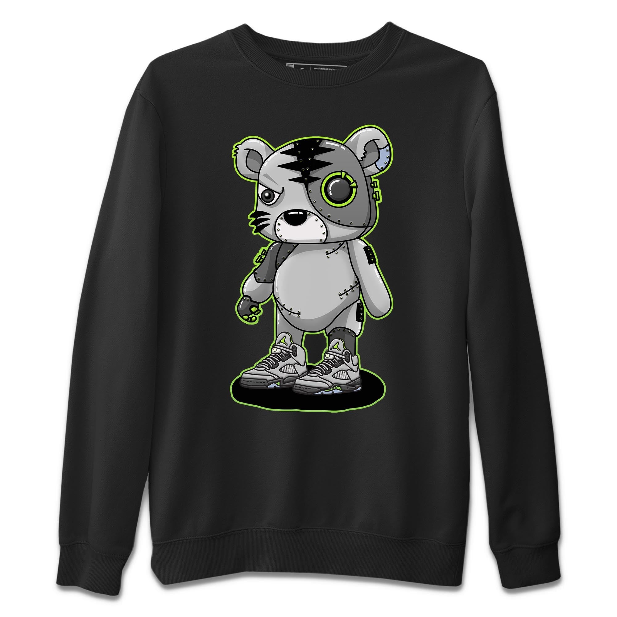 Cyborg Tiger Unisex Tops - Air Jordan 5 Green Bean