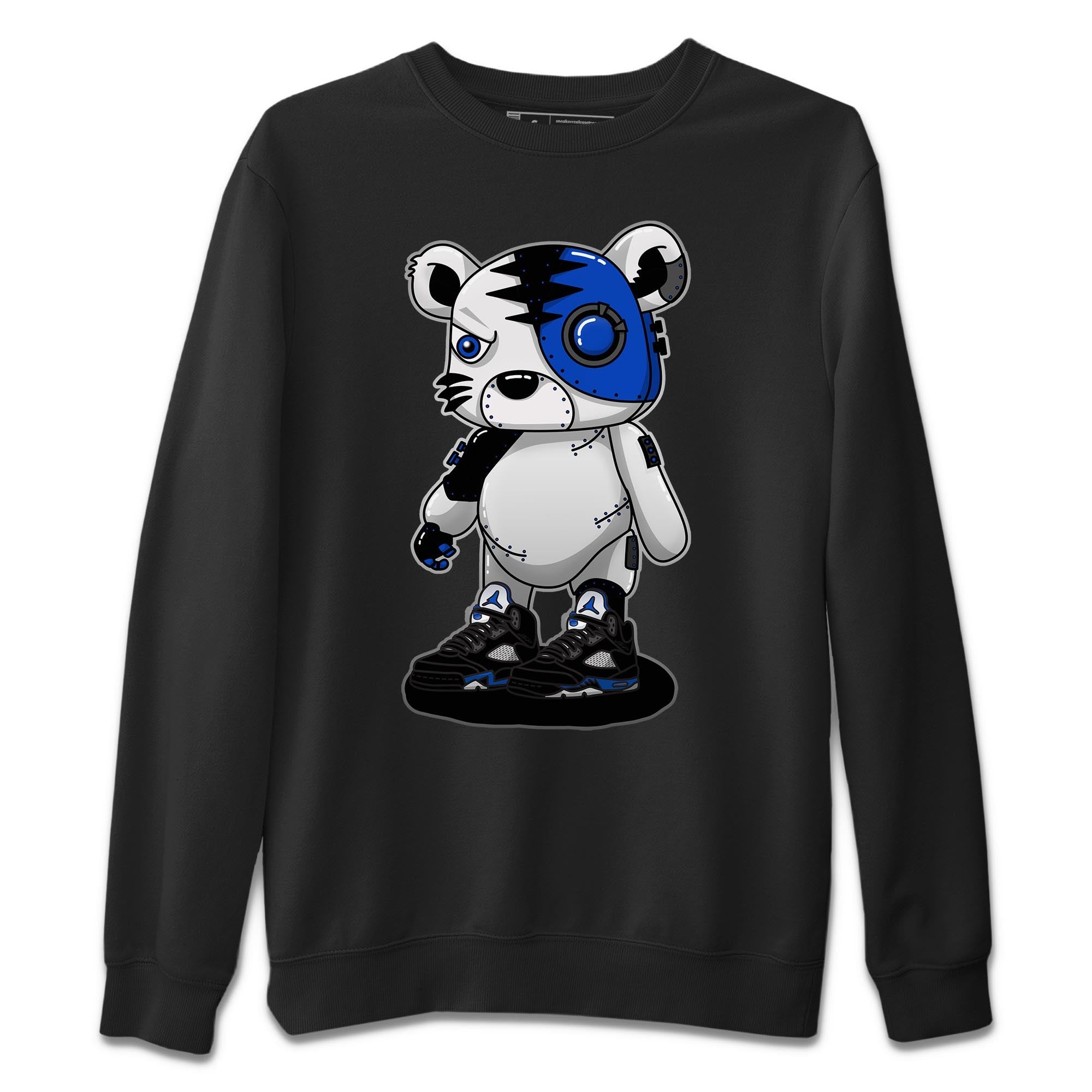 Cyborg Tiger Unisex Tops - Air Jordan 5 Racer Blue